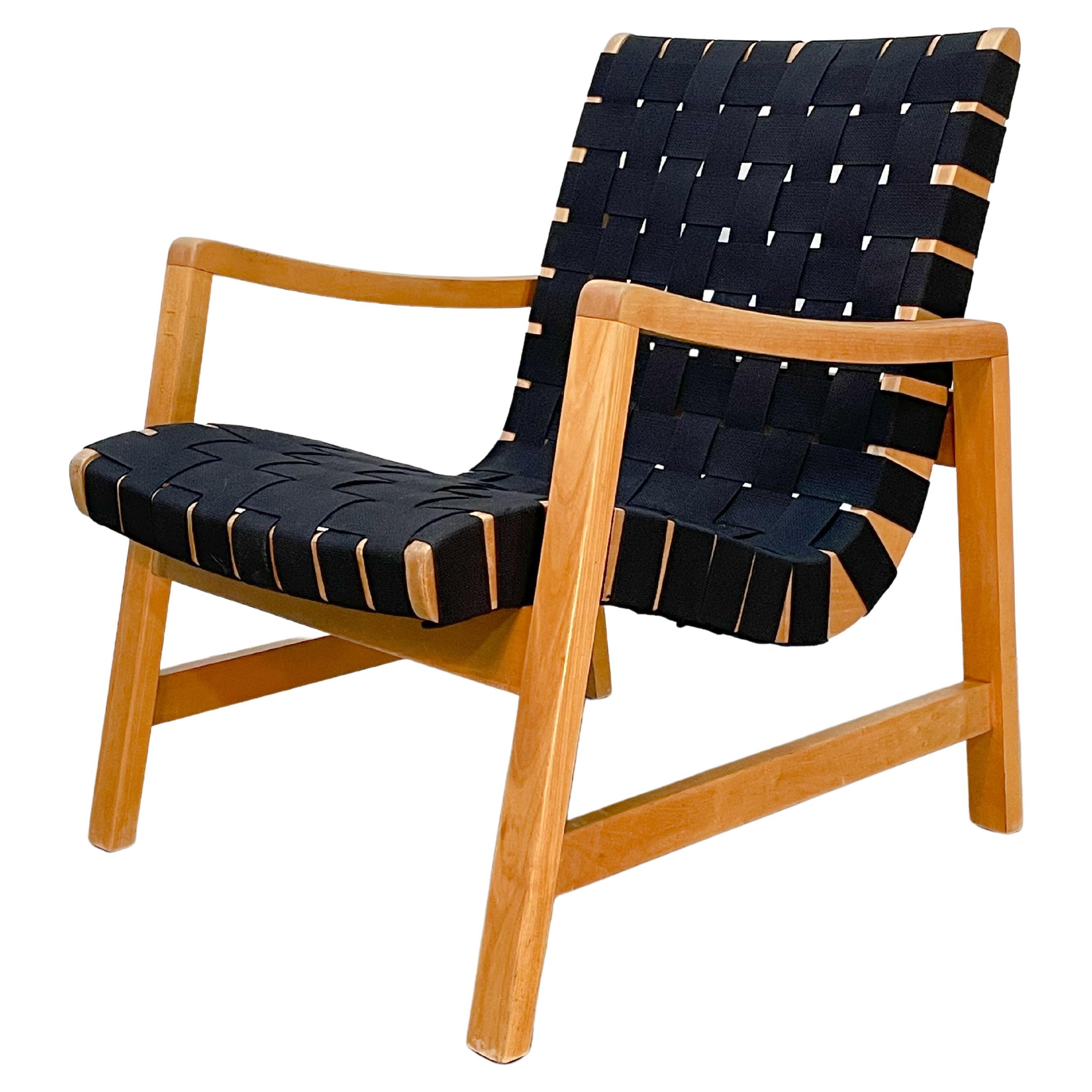 Jens Risom Model 652 bed Lounge Chair for Knoll, USA, 1940s For Sale