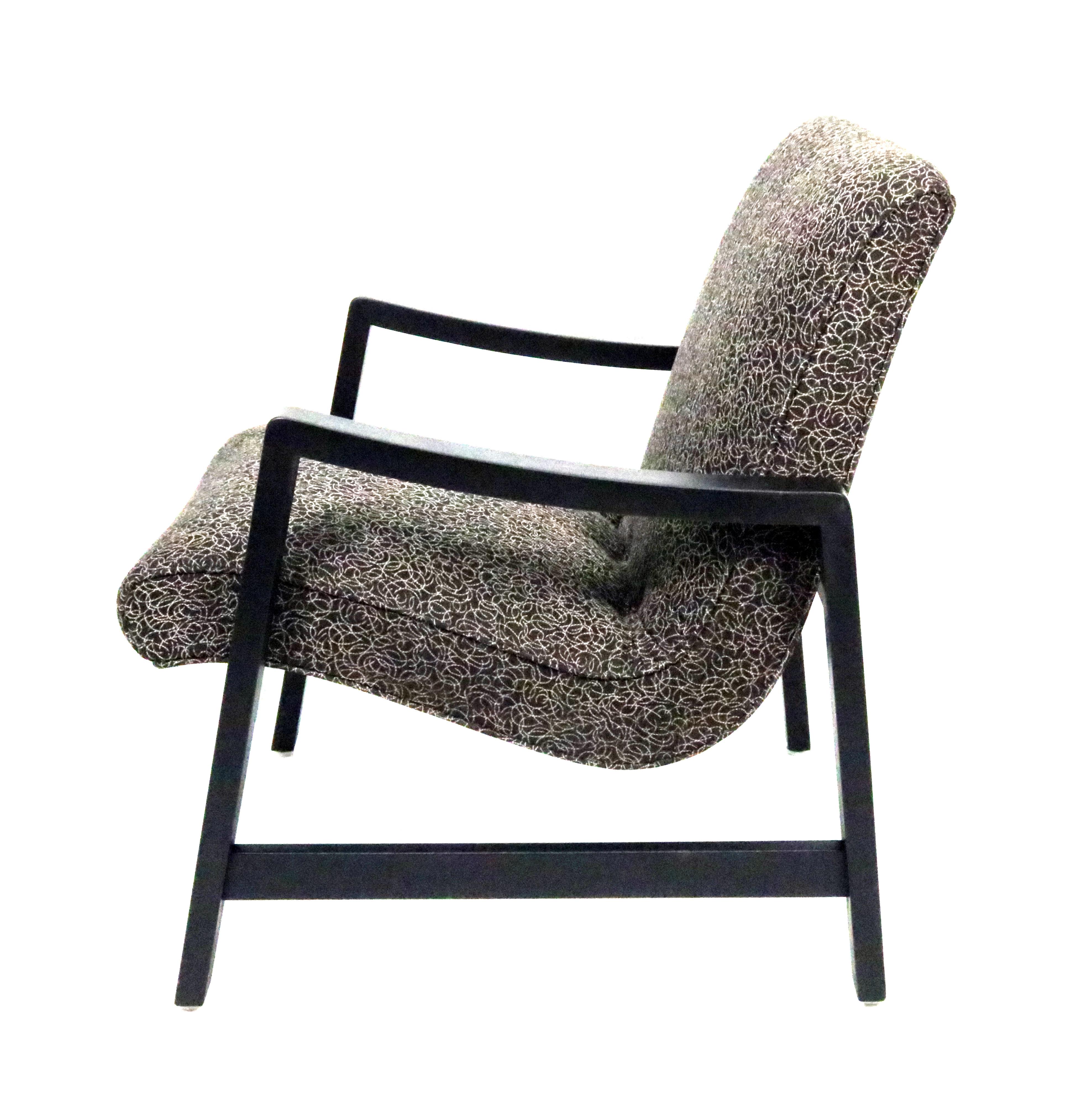 Lacquered Early Jens Risom Lounge Chair for Knoll Associates