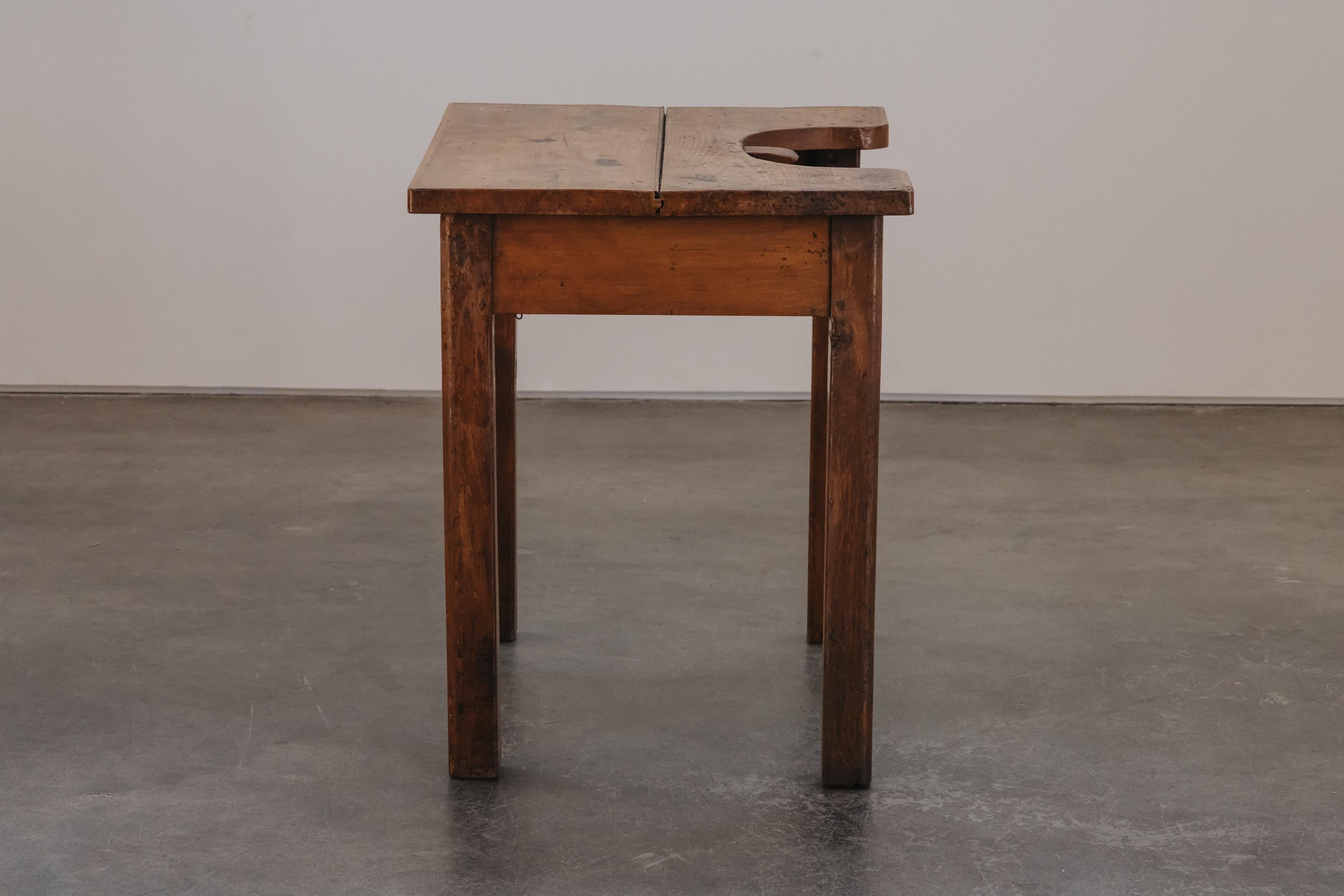 Oak Early Jewellers Table From France, Circa 1900 For Sale
