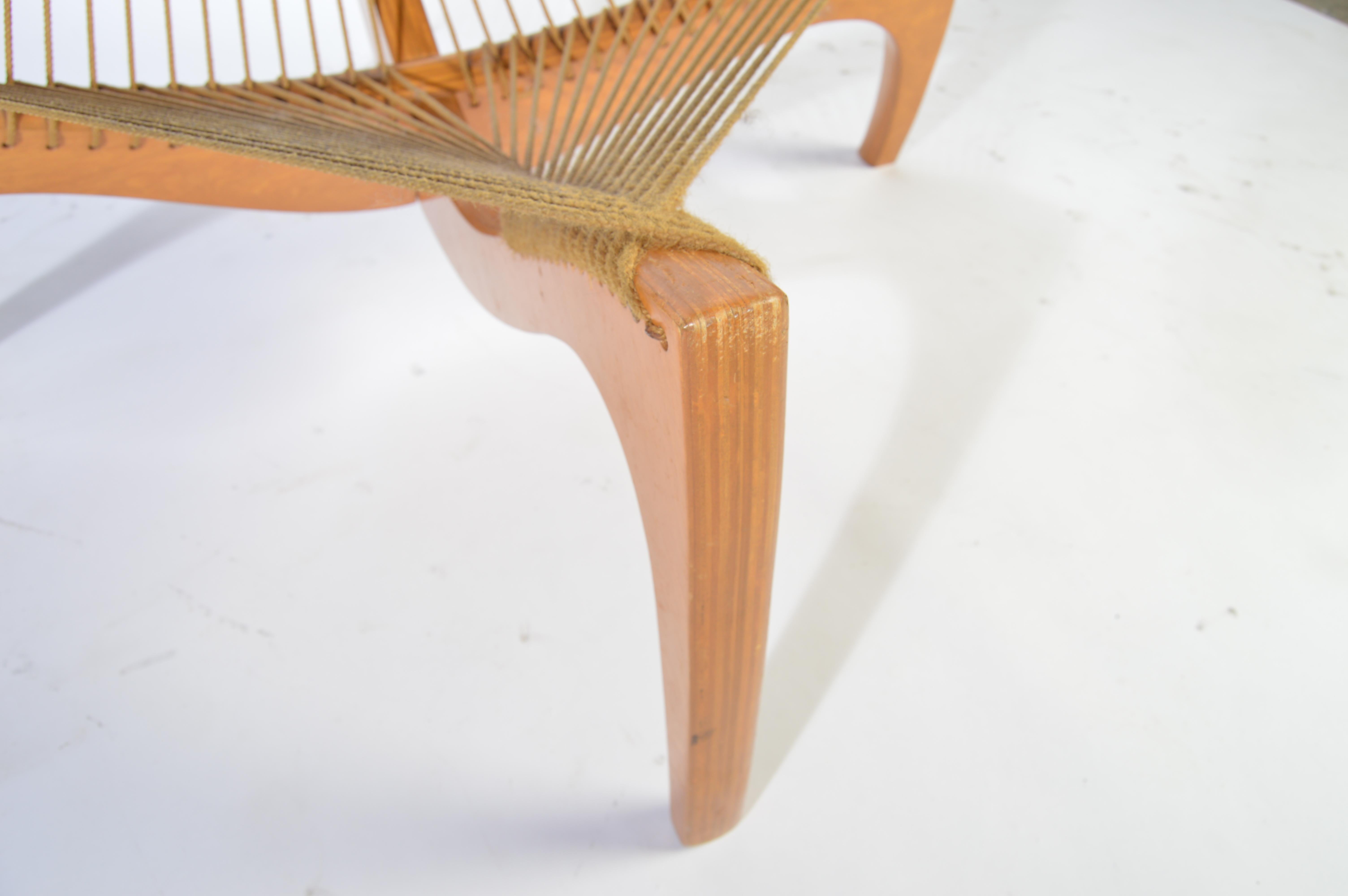 Early Jorgen Hovelskov, Christensen & Larsen Harp Chair, 1963 1