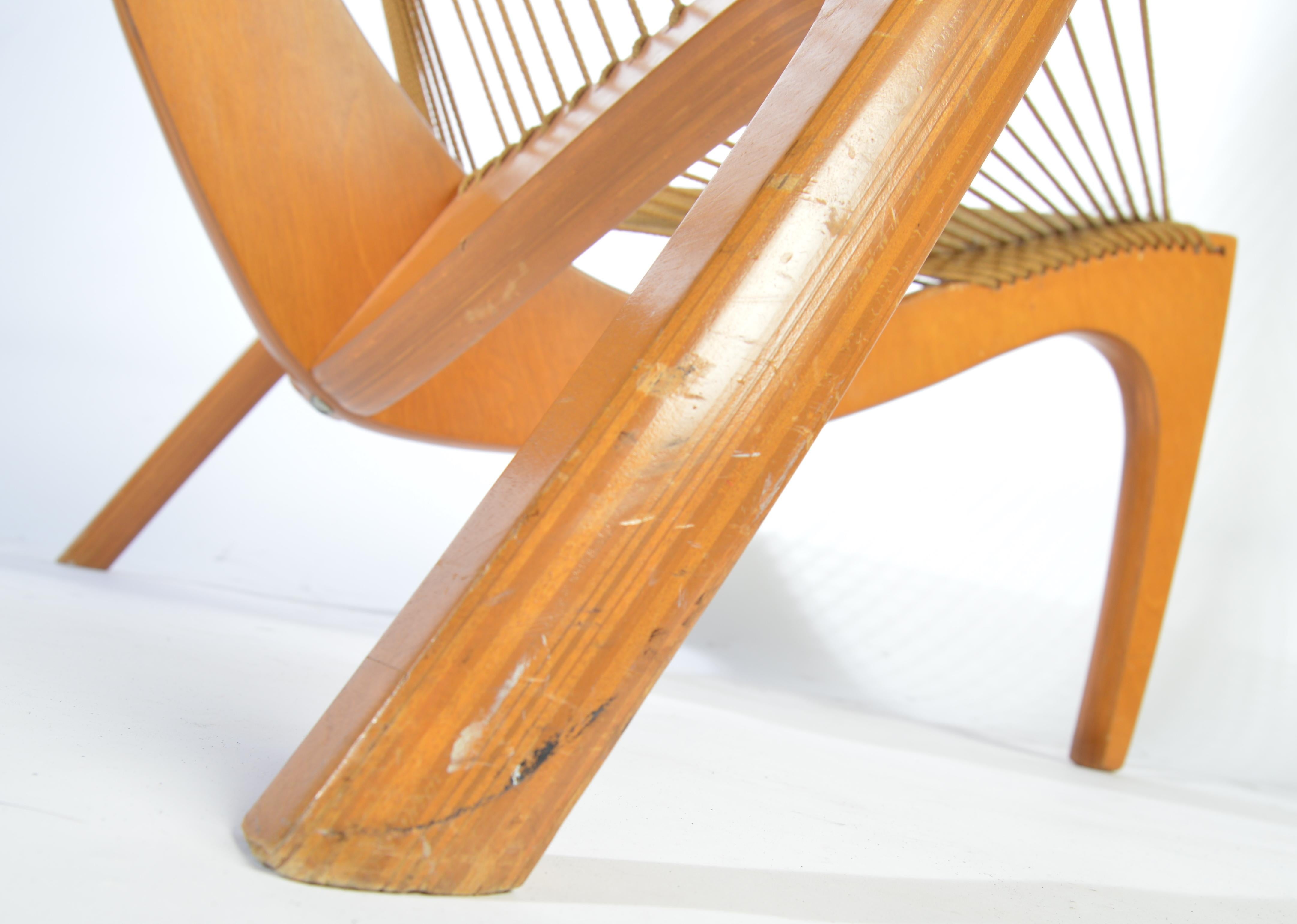 Early Jorgen Hovelskov, Christensen & Larsen Harp Chair, 1963 2