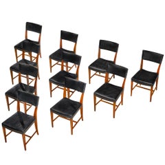 Early Josef Frank for Svenskt Tenn '695' Dining Chairs in Walnut