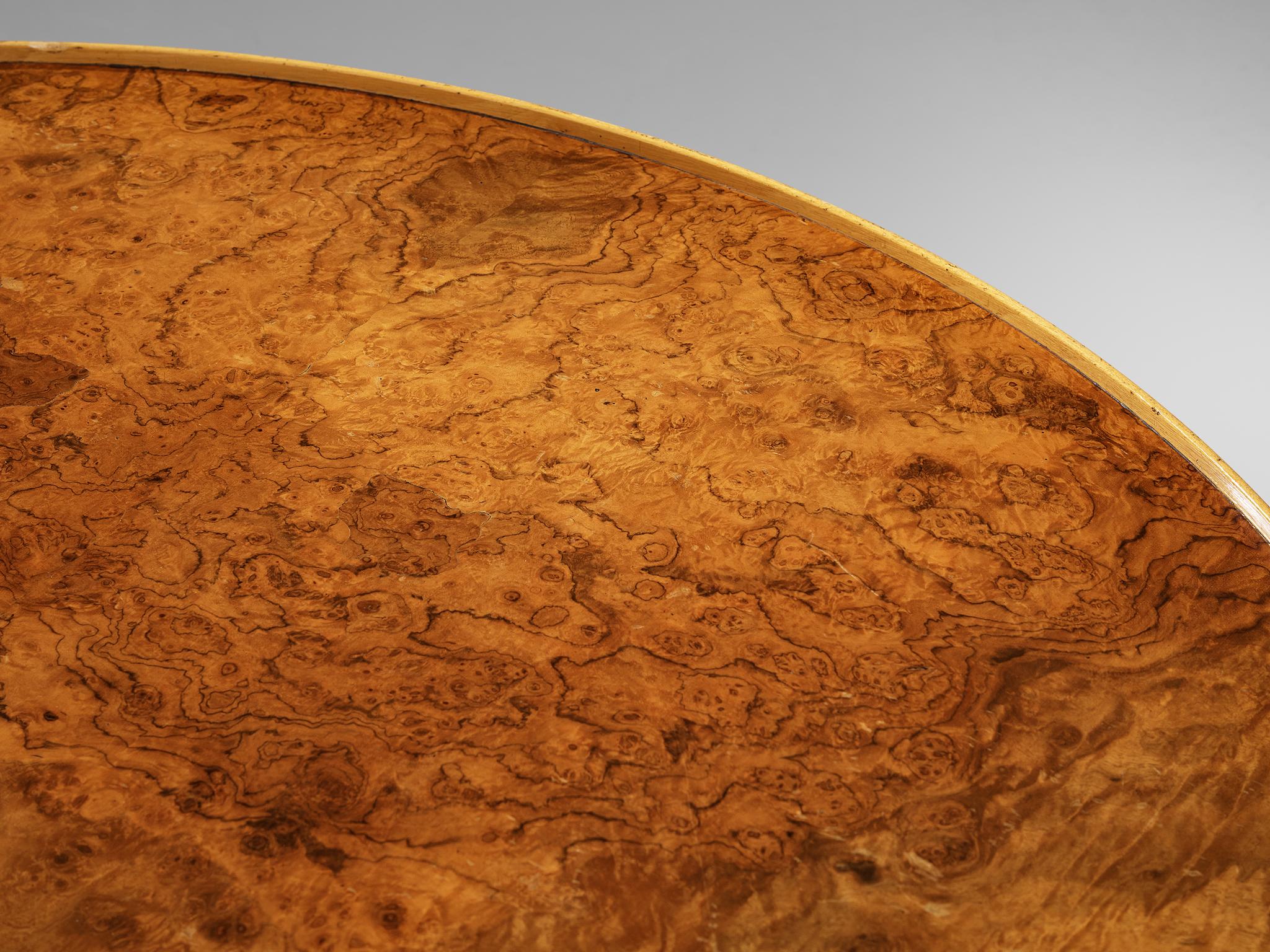 Mid-20th Century Josef Frank for Svenskt Tenn 'Model 2139' Coffee Table in Walnut Burl