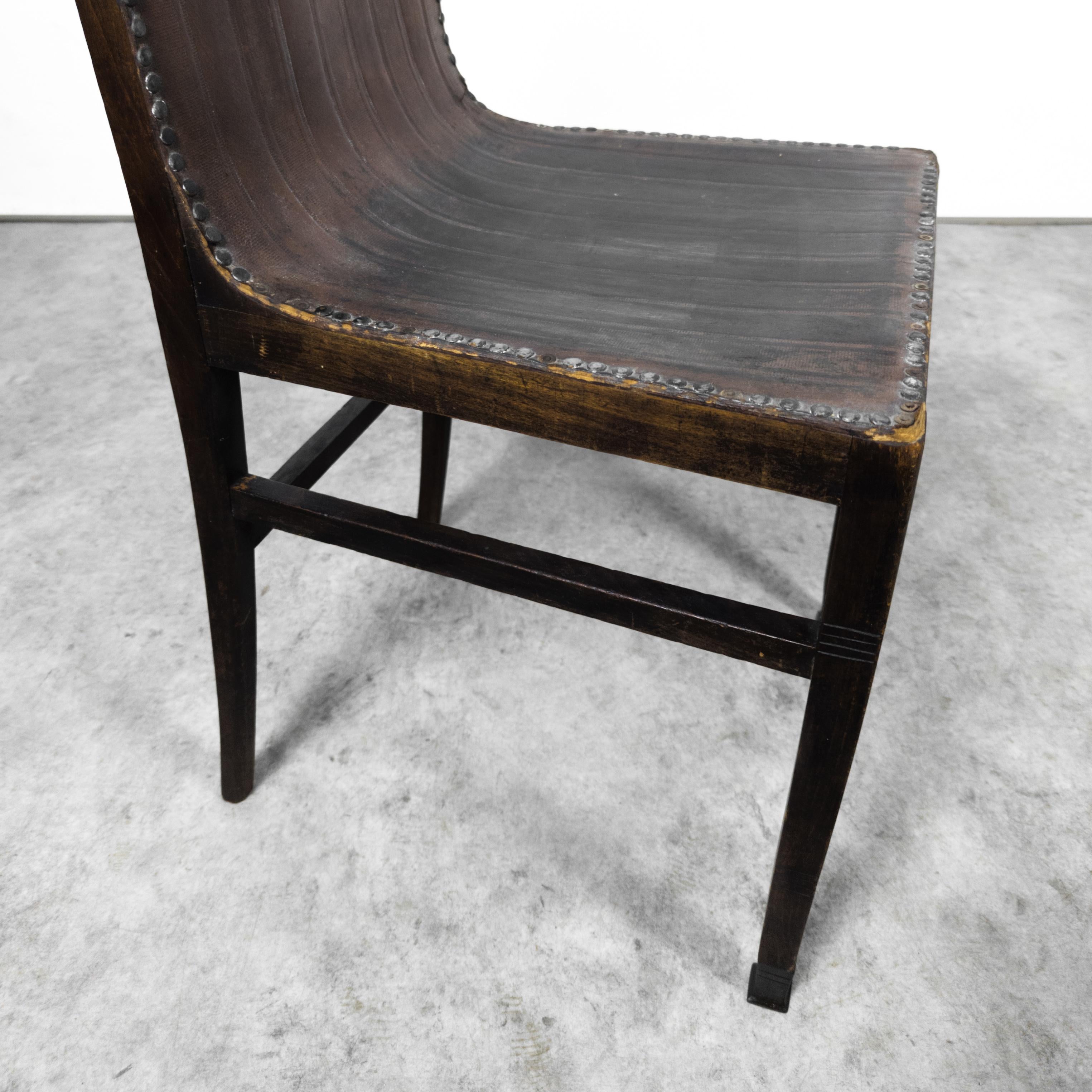 Early Josef Urban chair No. 405 For Sale 4