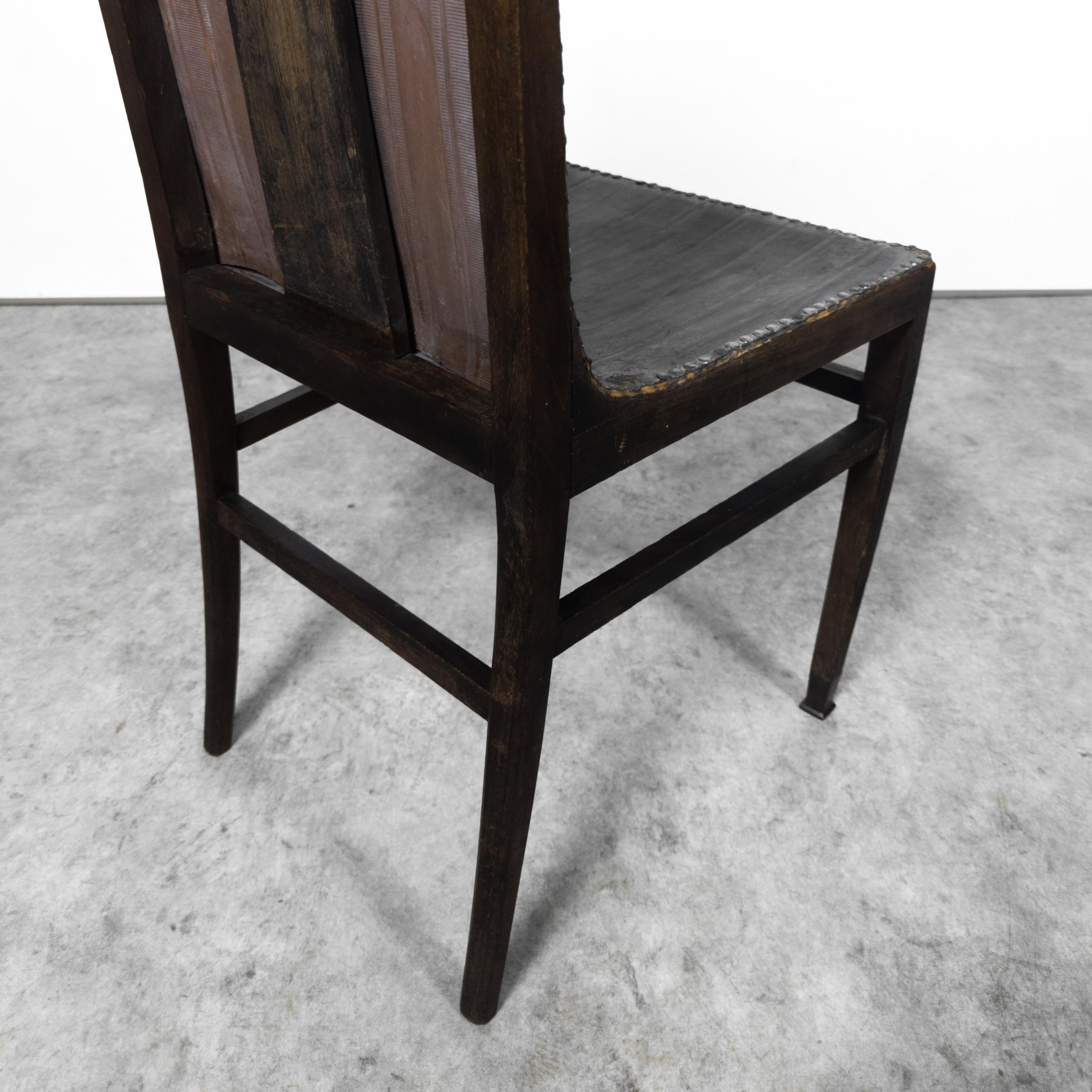 Early Josef Urban chair No. 405 For Sale 6