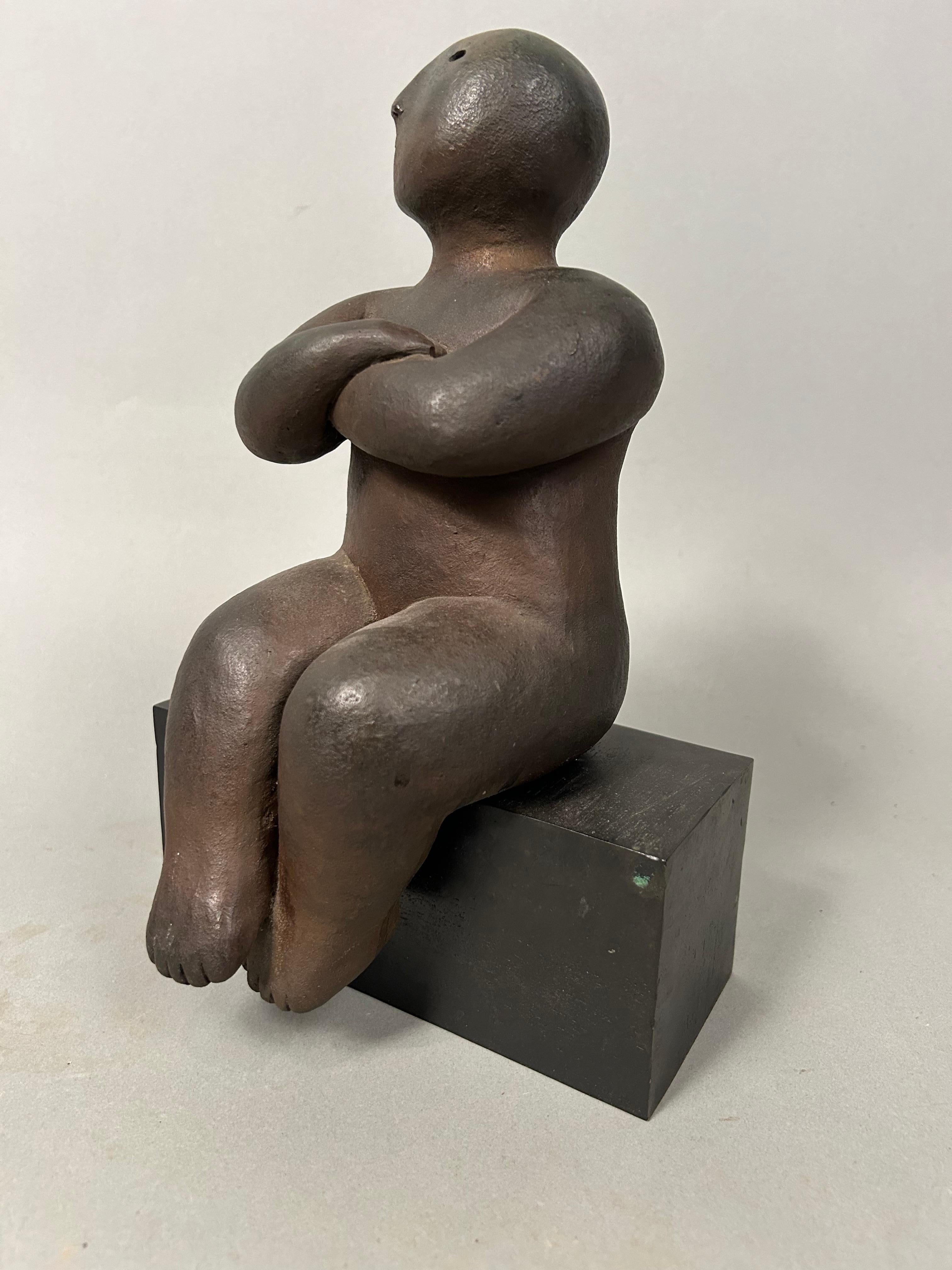 Frühe Joy Brown Bronze 1993 Artist Proof 4/4 im Zustand „Hervorragend“ im Angebot in Woodbury, CT