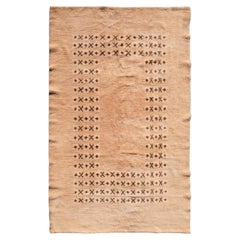 Early Jules Leleu Art Deco rug circa 1930 6ft5x9ft6 not signed