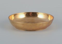 Early Just Andersen Art Deco Bronze Bowl, Approx, 1930