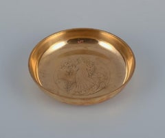Early Just Andersen Art Deco Bronze Bowl, Approx, 1930