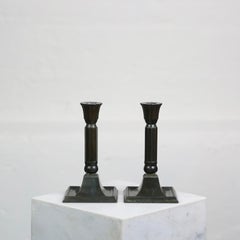 Early Just Andersen Candlesticks, 1920s, Denmark
