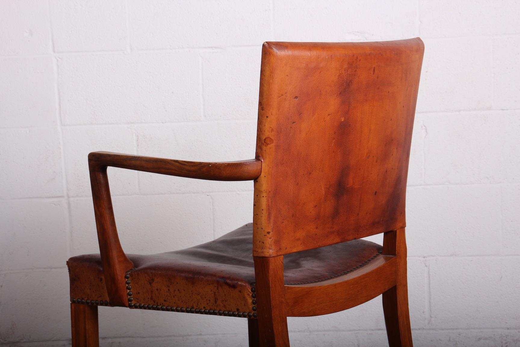 Early Kaare Klint 'Red Chair' in Oak for Rud. Rasmussen 12