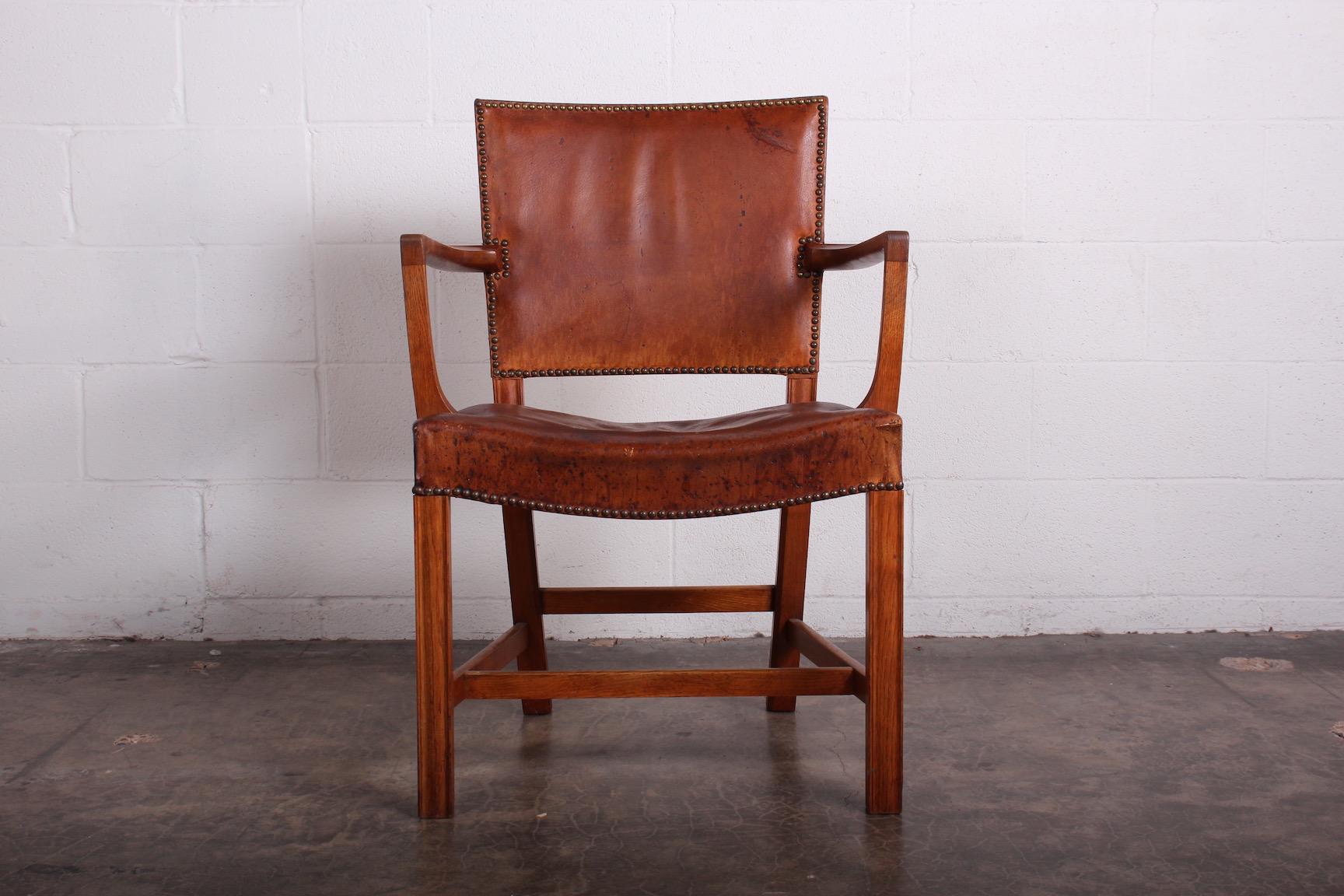 Early Kaare Klint 'Red Chair' in Oak for Rud. Rasmussen 1