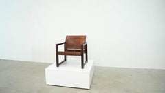 Early Karin Mobring for Ikea leather safari lounge chair