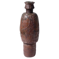 Vintage Early Ken Price Figural Sculpture / Vessel, 19"H
