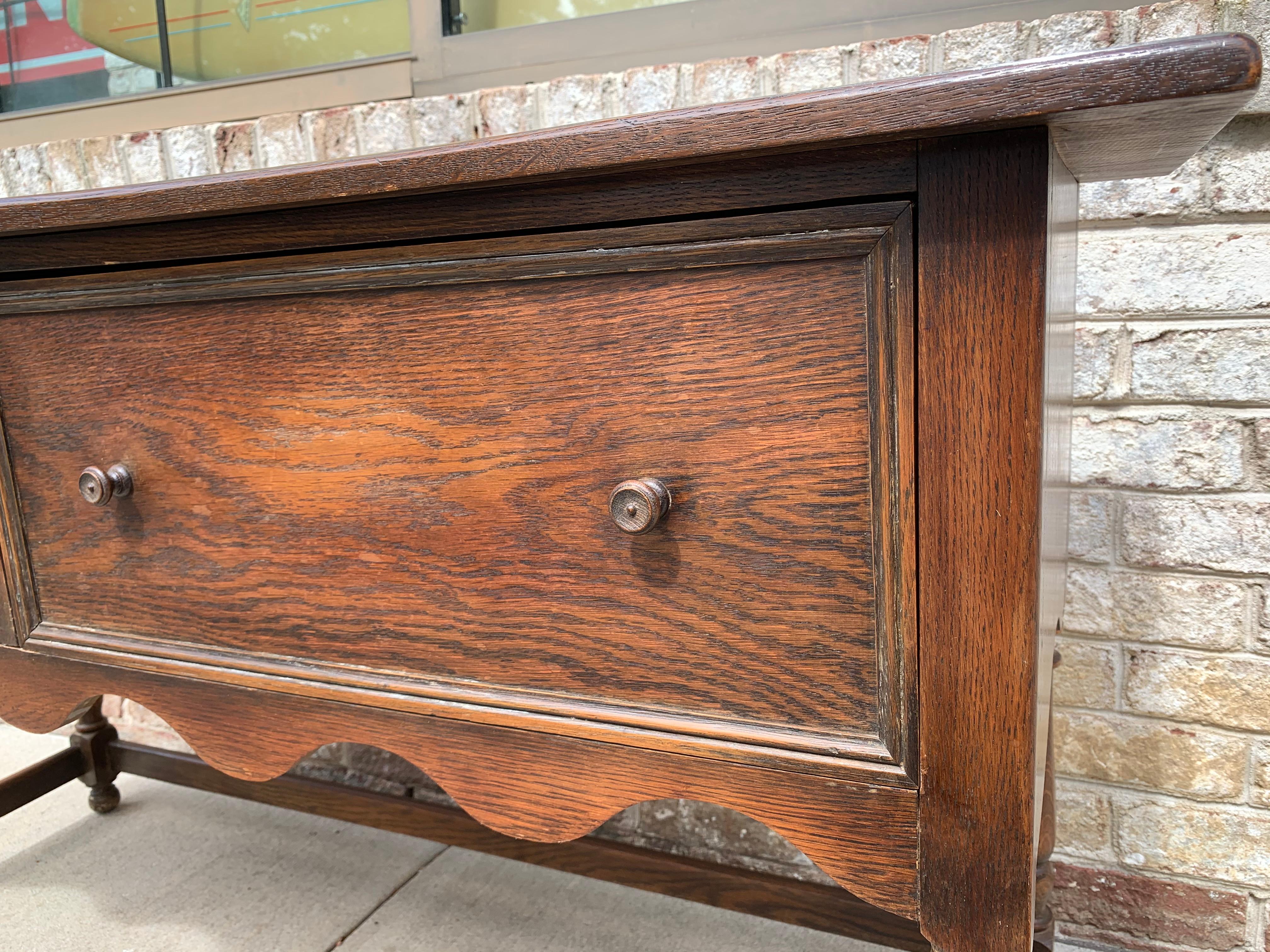 Mid-20th Century Early Kittinger 'Labelled' Oak Sideboard/ Cabinet