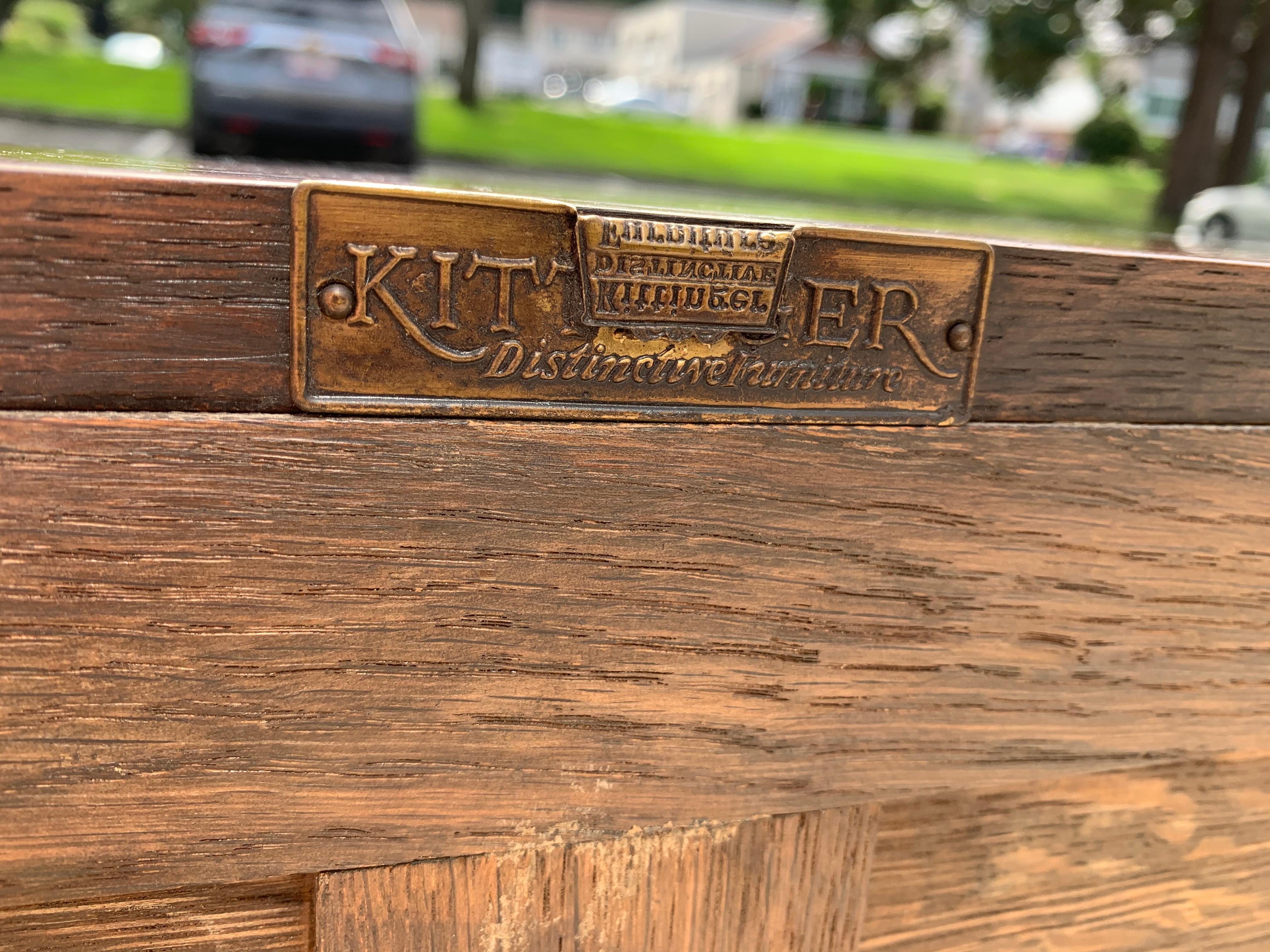 Early Kittinger 'Labelled' Oak Sideboard/ Cabinet 2