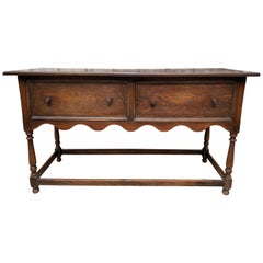 Early Kittinger 'Labelled' Oak Sideboard/ Cabinet
