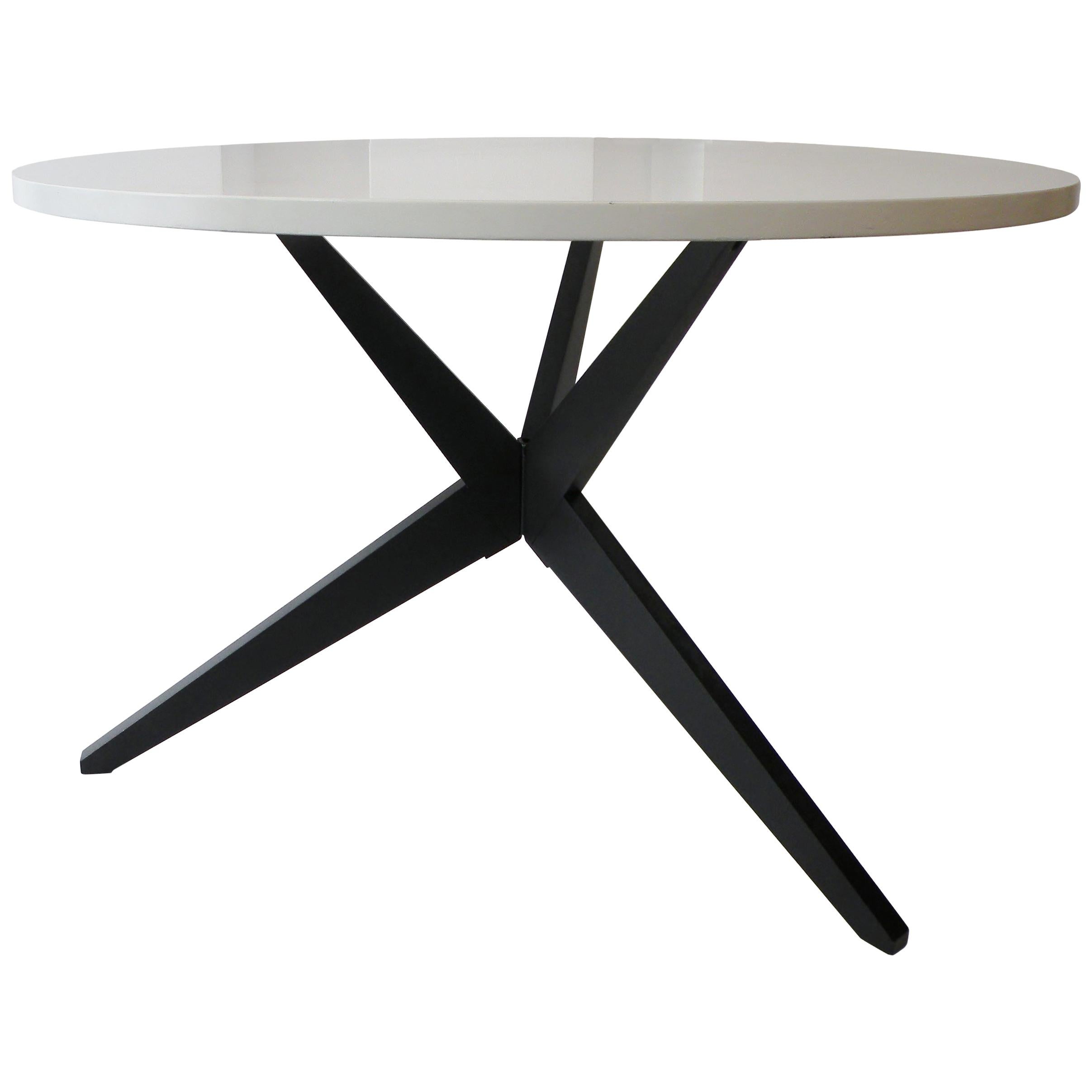 Early Knoll Hans Bellmann Round Popsicle Dining Table
