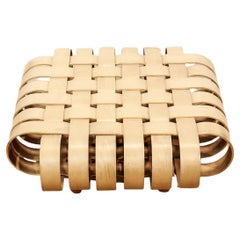 Early Knoll Power Play Bentwood Ottoman or Footstool by Frank Gehry, 1993
