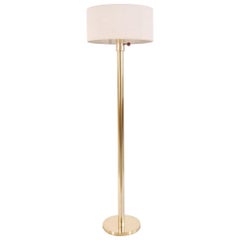 Early Kurt Versen Brass Floor Lamp