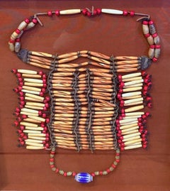 Early Lakota Child's Bone Hair Pipe Breastplate, circa 1940s
