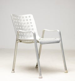 Early Landi Aluminum Stacking Chair by Hans Coray for MEWA, Switzerland, 1950s