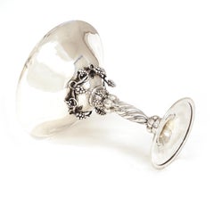 Early Large Georg Jensen Sterlingsilver Grape Tazza #264 Period 1918-30