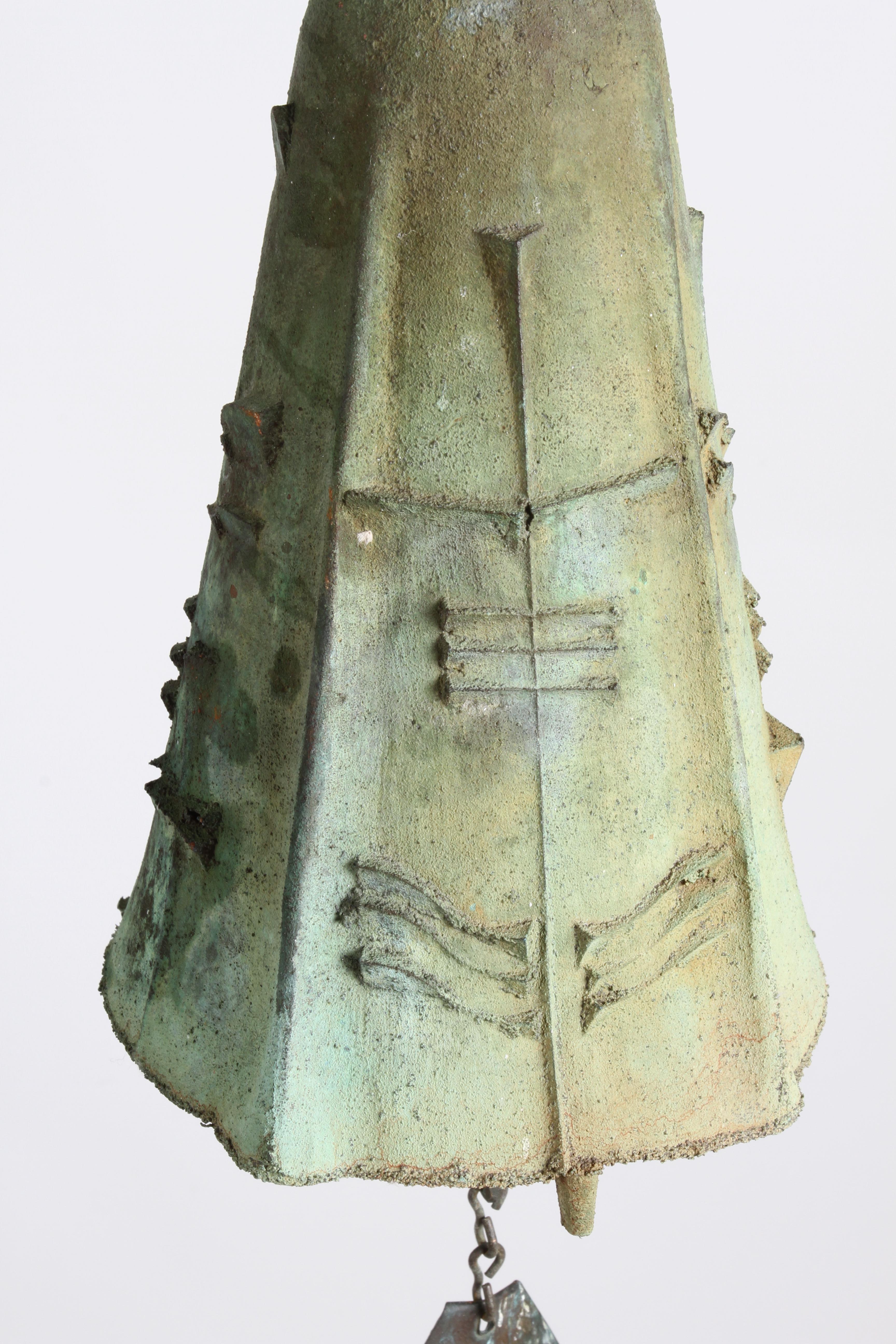 Früher großformatiger skulpturaler Windchmied oder Glocke aus Bronze von Paolo Soleri – MCM (Moderne der Mitte des Jahrhunderts)