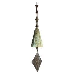 Früher großformatiger skulpturaler Windchmied oder Glocke aus Bronze von Paolo Soleri – MCM