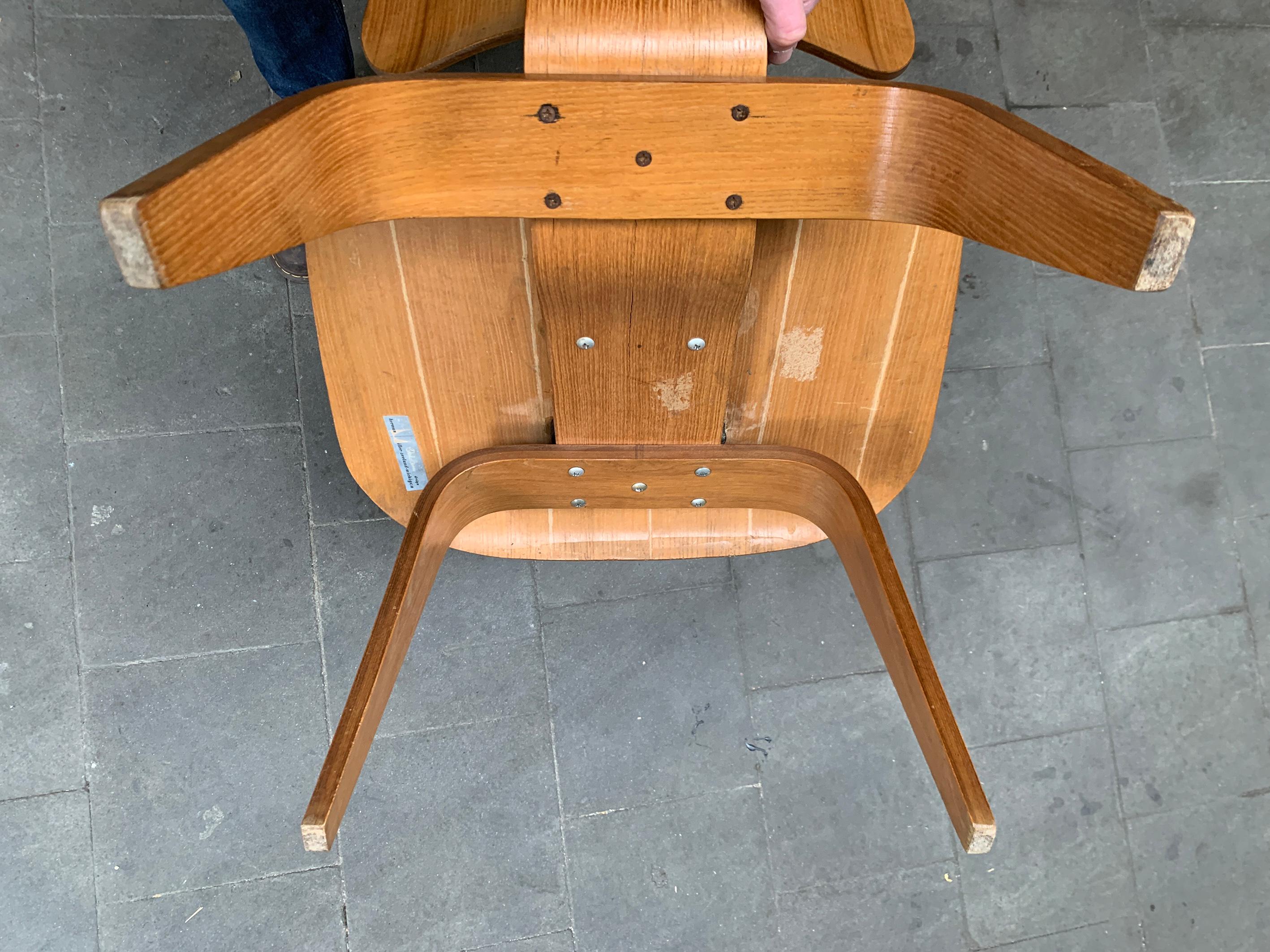 Early LCW Lounge Chair in Ash, Charles & Ray Eames Herman Miller / Evans 1940s in vendita 8