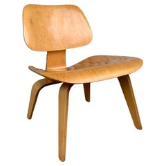 Vintage Early LCW Lounge Chair in Birch by Charles & Ray Eames, Herman Miller, 1950s