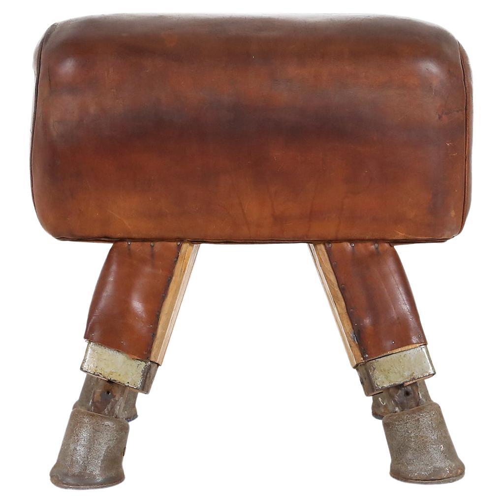 1920s Leather Gym Pommel Horse at 1stDibs