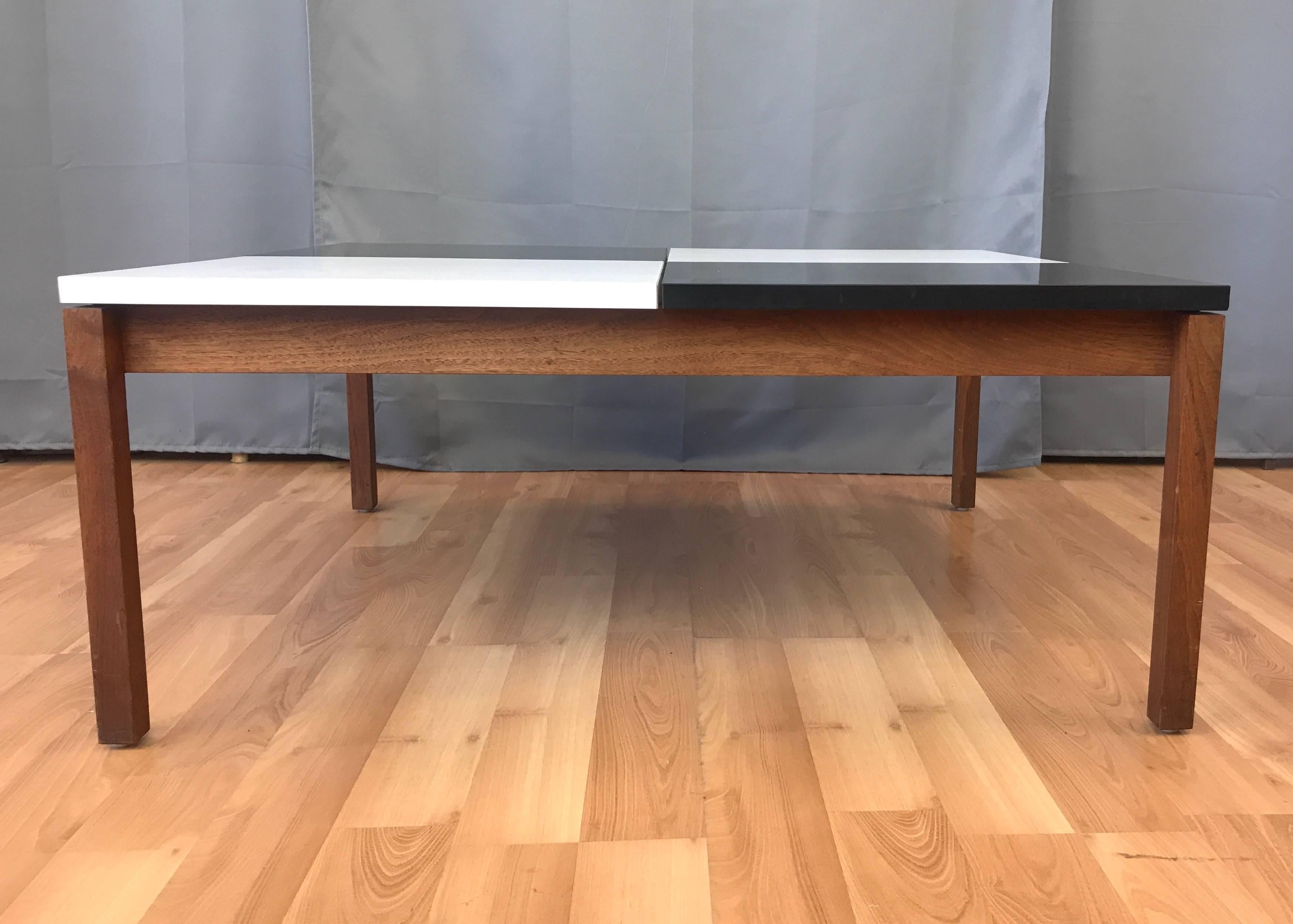 Early Lewis Butler for Knoll Associates Checkerboard Coffee Table In Good Condition In San Francisco, CA