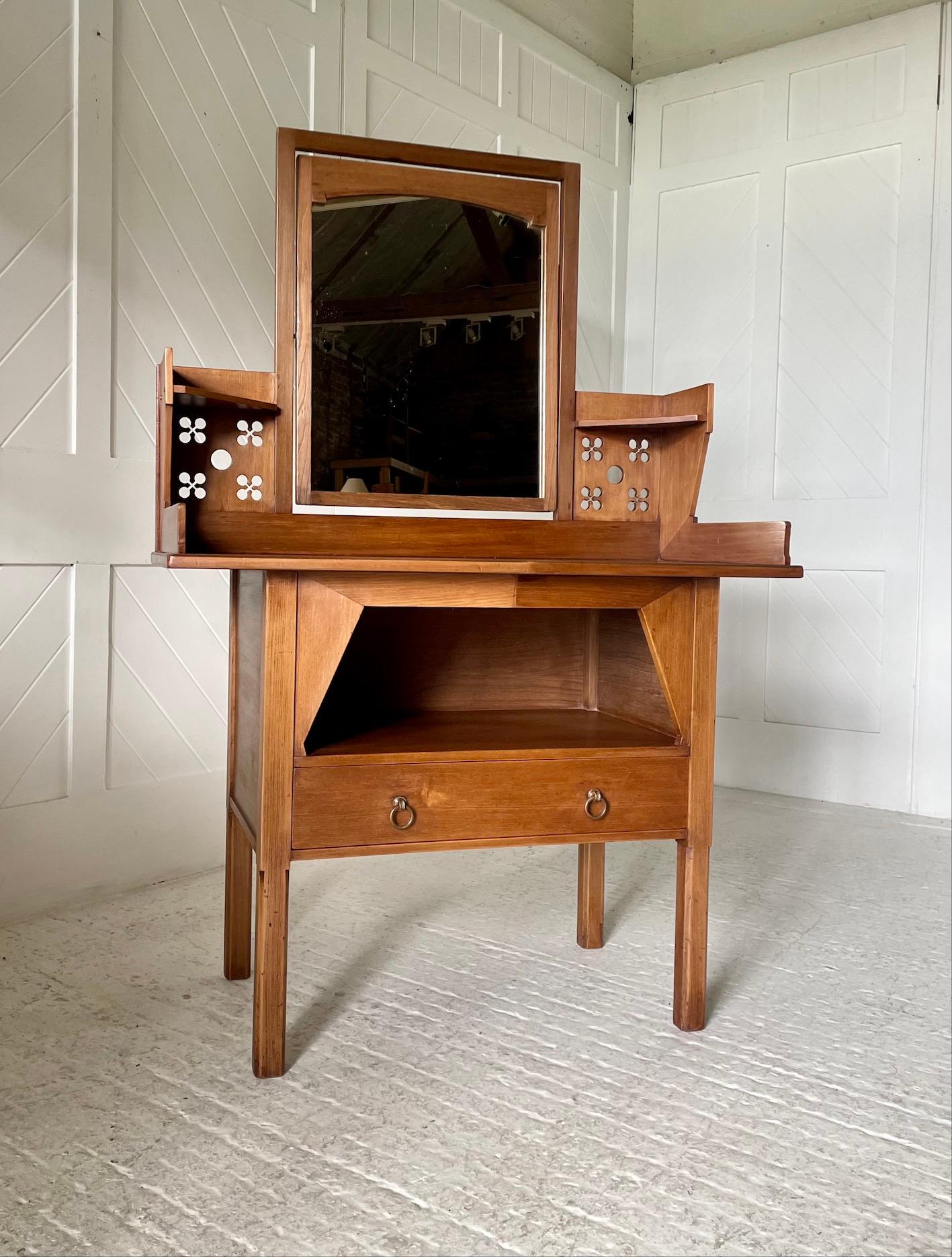 Late 19th Century Early Liberty Arts & Crafts Dressing Table