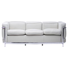 Early Limited Edition Le Corbusier LC2 3-Seater Sofa by Cassina