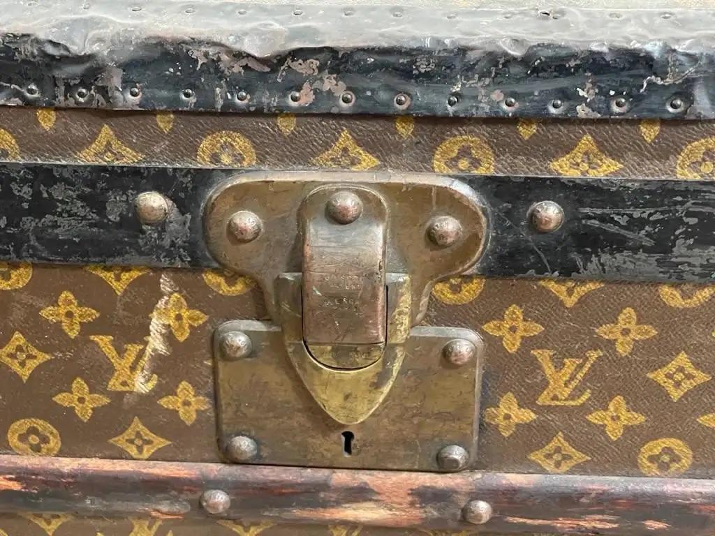 Early 20th Century Early Louis Vuitton Steamer Trunk, C. 1910 For Sale