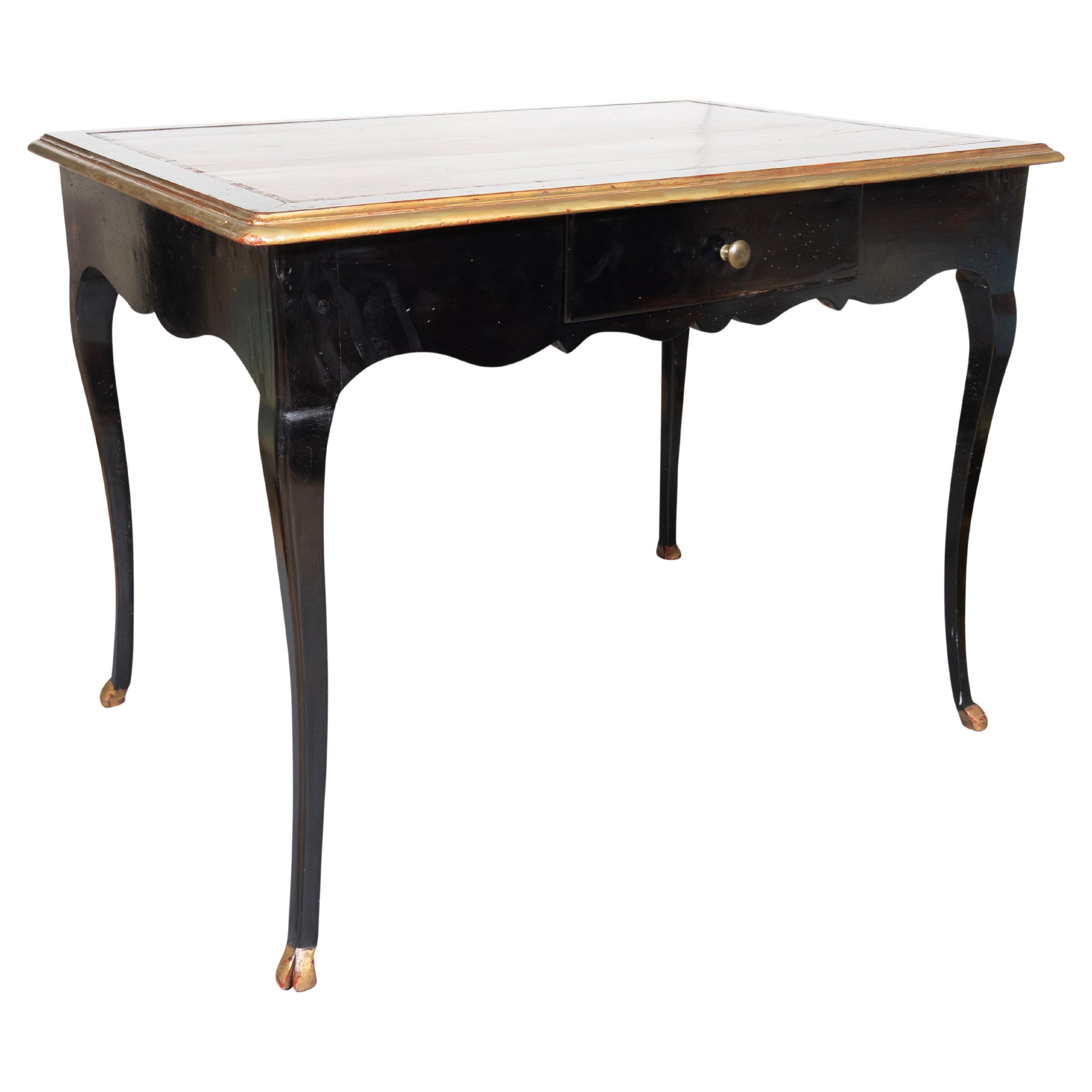 Early Louis XV Ebonized Writing Table For Sale