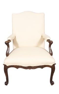 Early Louis XV Walnut Armchair