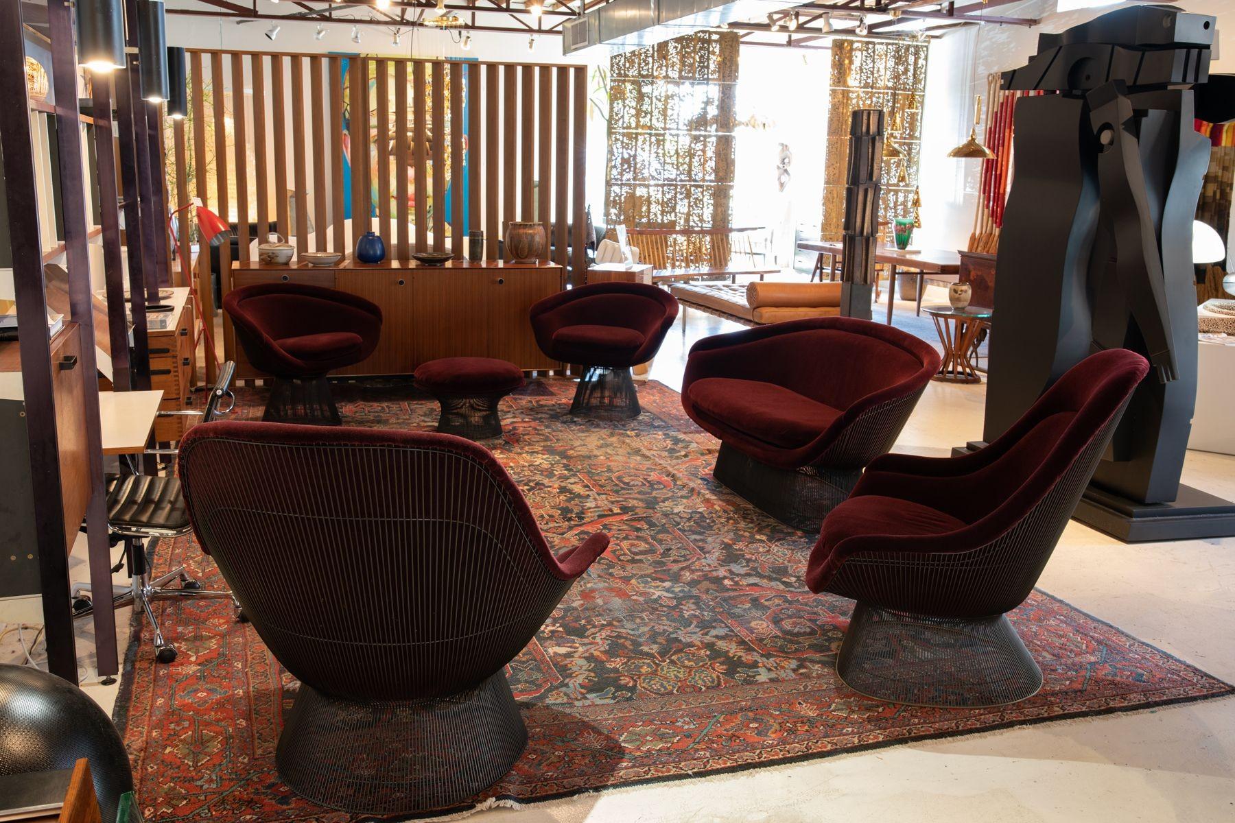 Mid-Century Modern Early Lounge Chairs Designed by Warren Platner for Knoll International