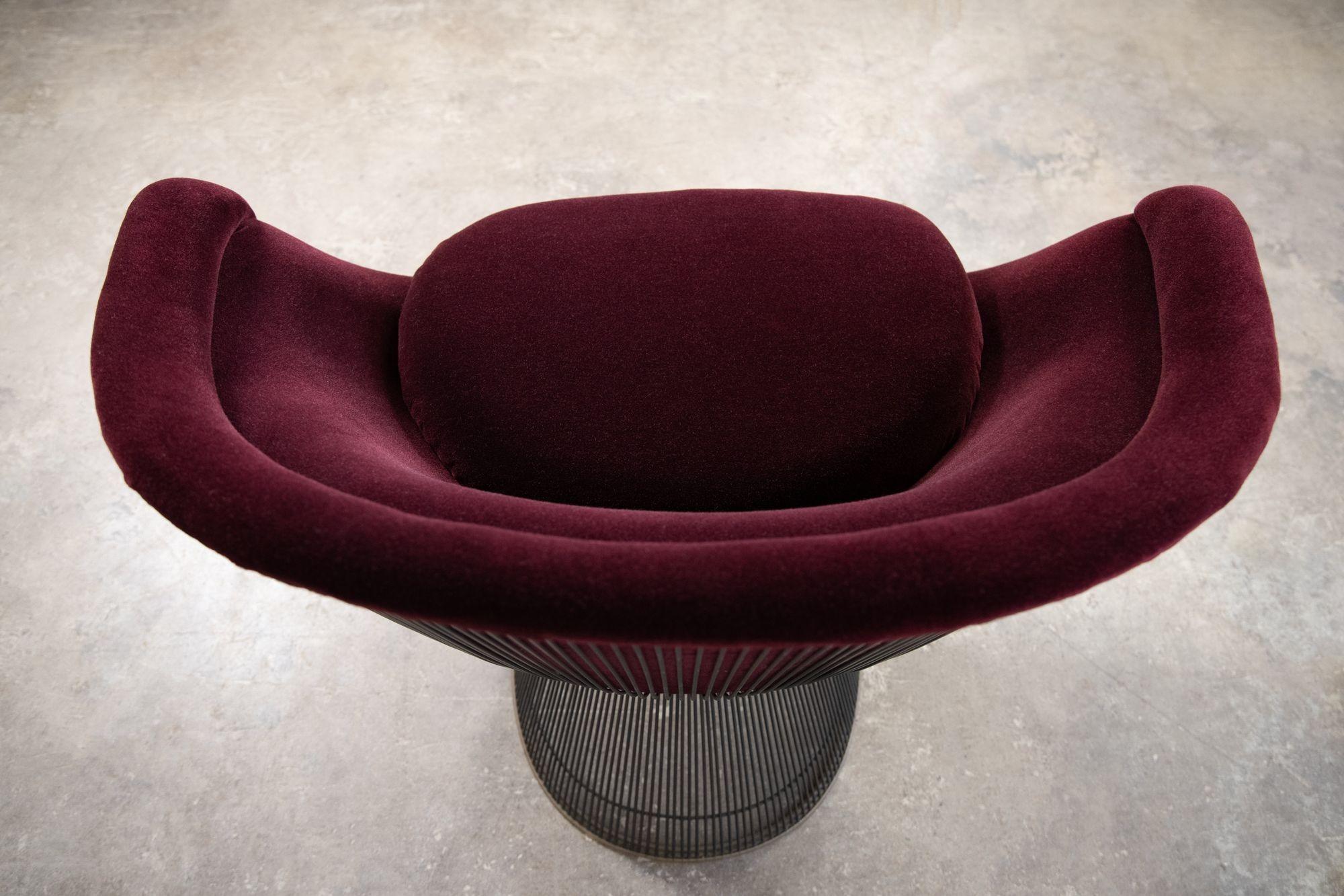 Bronze Early Lounge Chairs Designed by Warren Platner for Knoll International