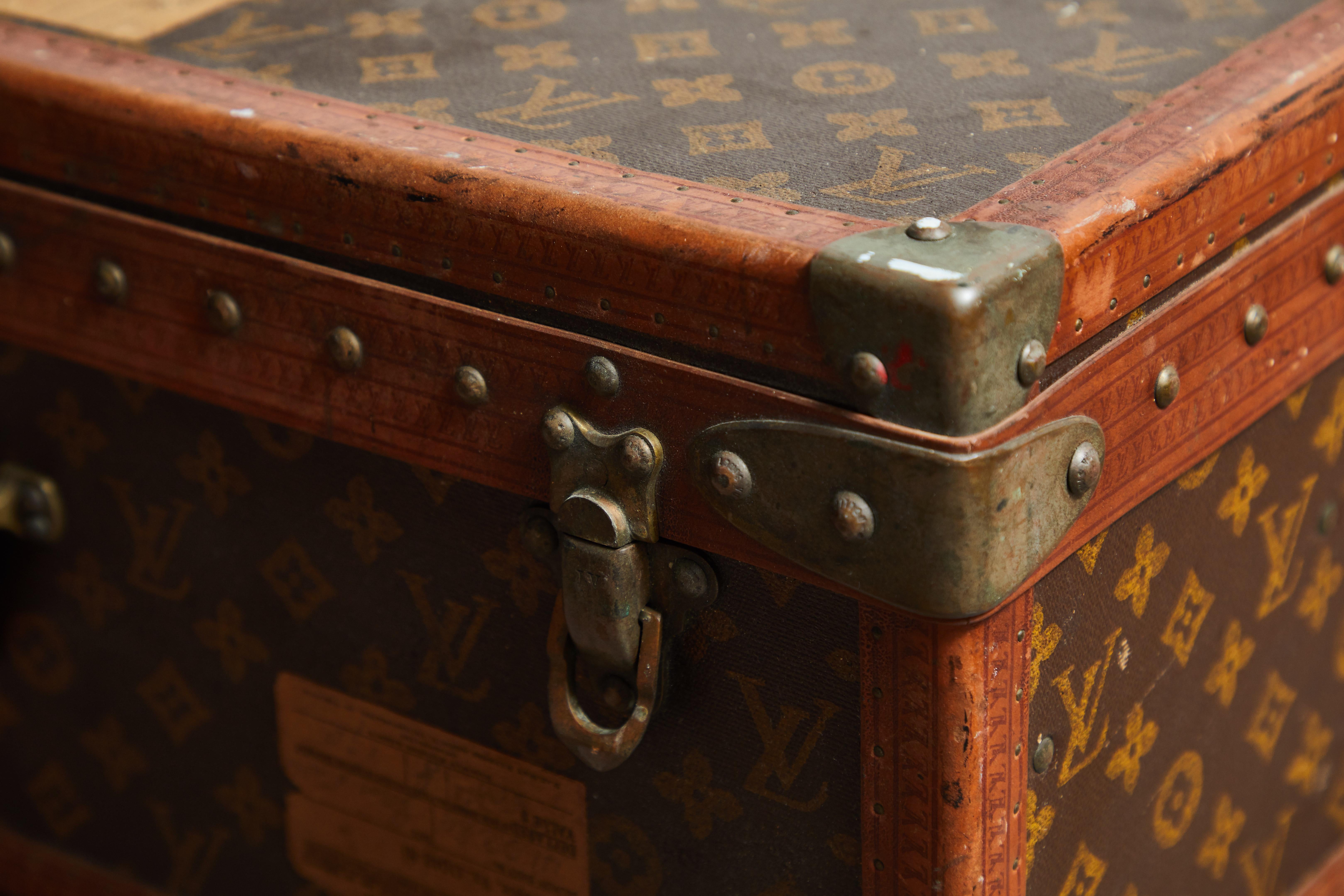 Early LV Monogram Suitcase by Louis Vuitton In Good Condition In Los Angeles, CA