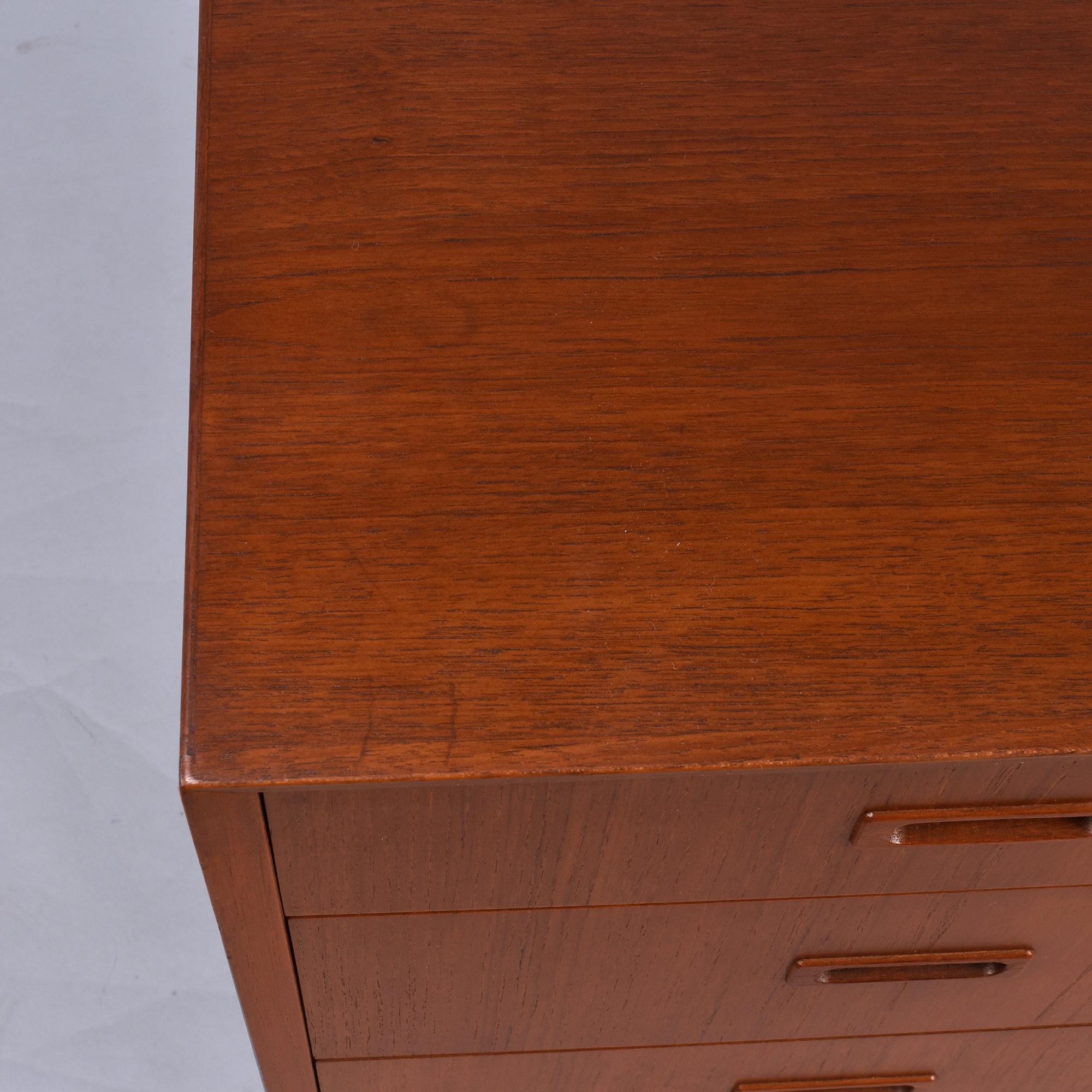 Early Lyby Mobler Danish Teak Chest of Drawers For Sale 6