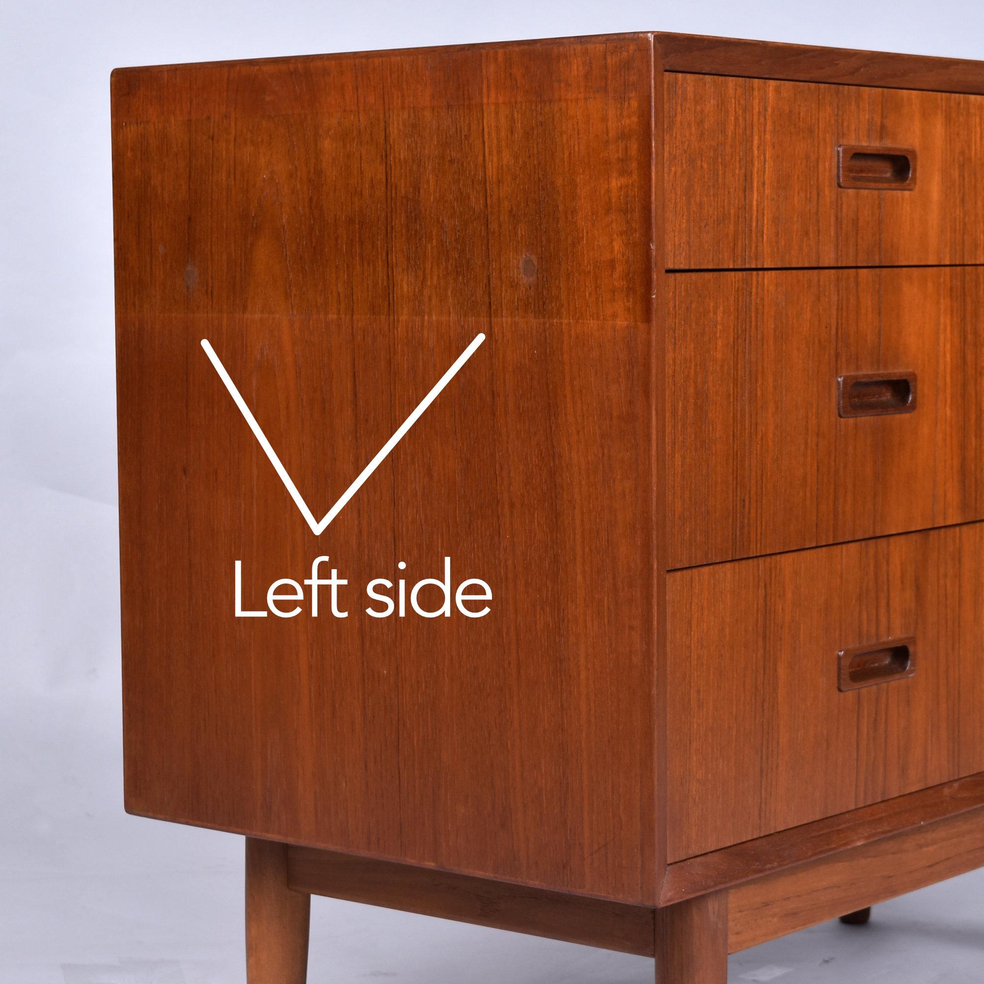 Early Lyby Mobler Danish Teak Chest of Drawers For Sale 7