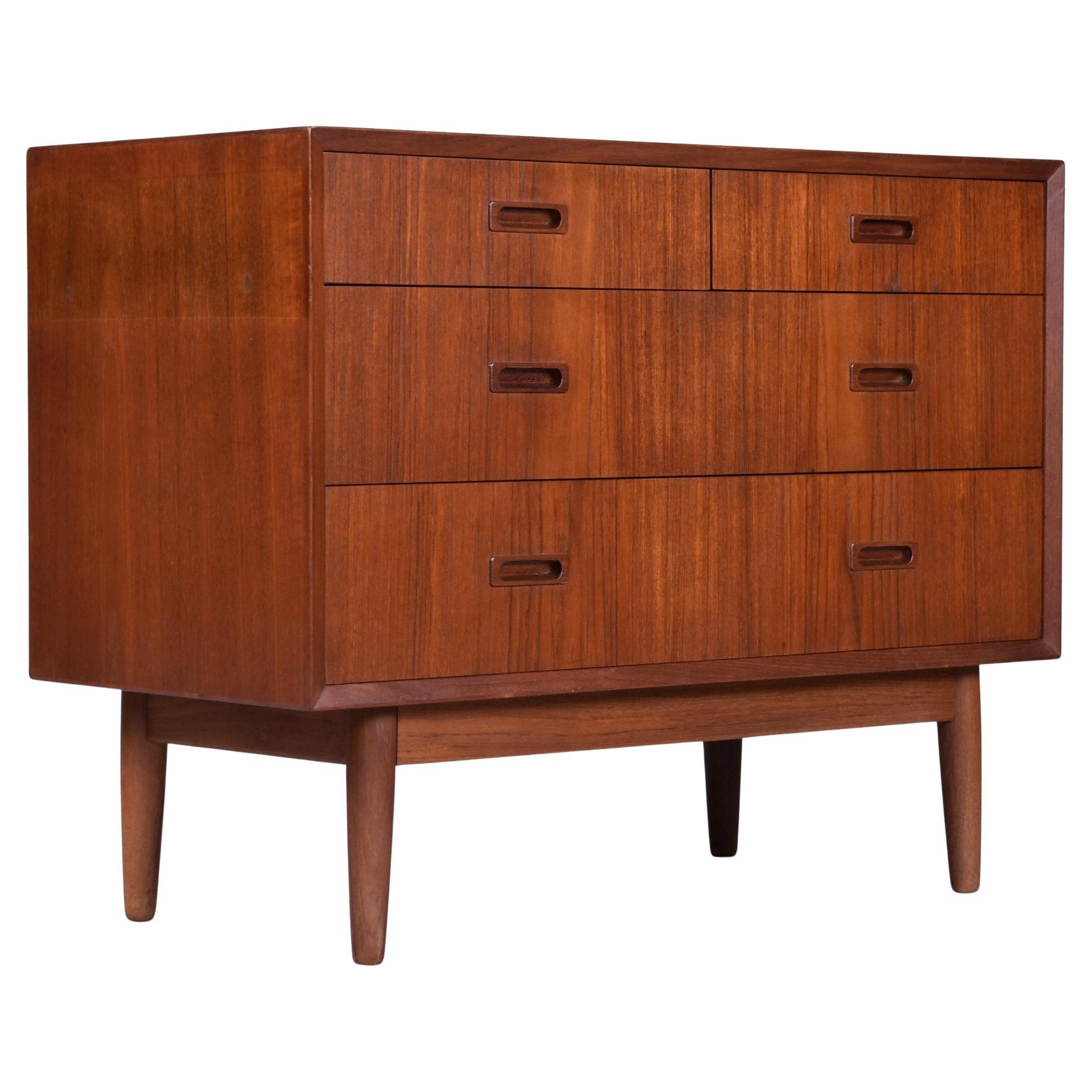 Early Lyby Mobler Danish Teak Chest of Drawers For Sale