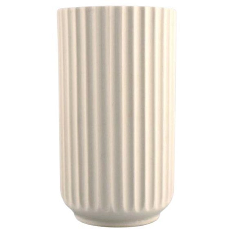 Early Lyngby Porcelain Vase with Fluted Body, Dated 1936-1940 For Sale at  1stDibs