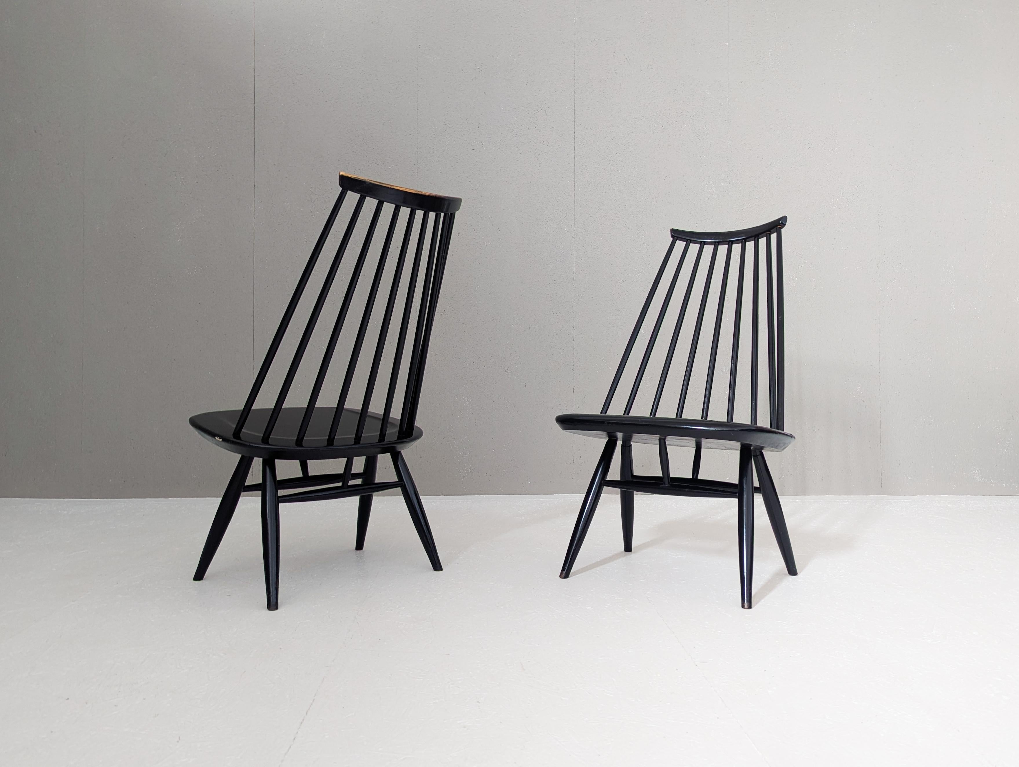 Frühe Mademoiselle Lounge Chairs von Ilmari Tapiovaara für Asko, Finnland, 1950er Jahre im Zustand „Gut“ im Angebot in PRAHA 5, CZ
