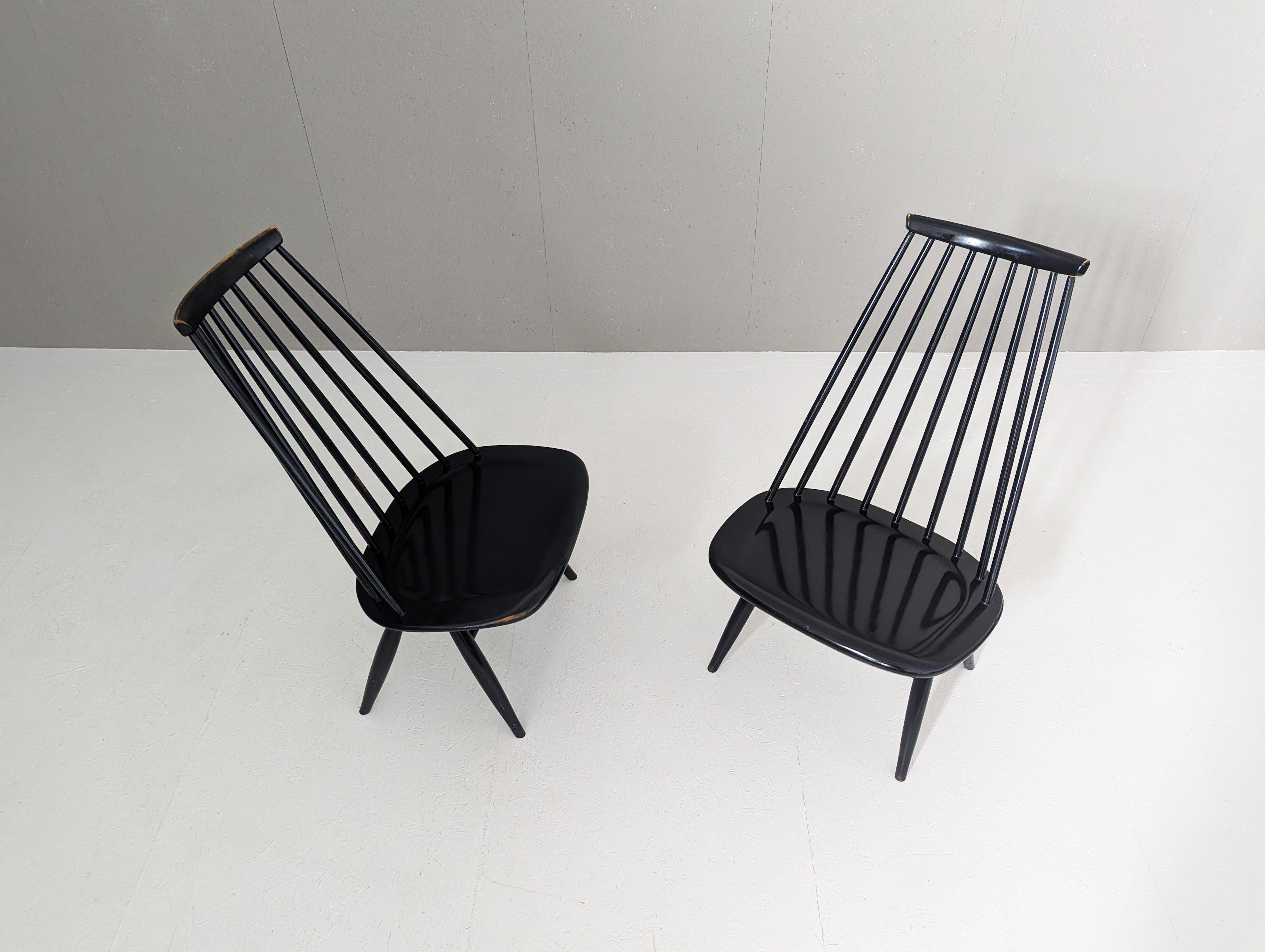 Frühe Mademoiselle Lounge Chairs von Ilmari Tapiovaara für Asko, Finnland, 1950er Jahre (Mitte des 20. Jahrhunderts) im Angebot