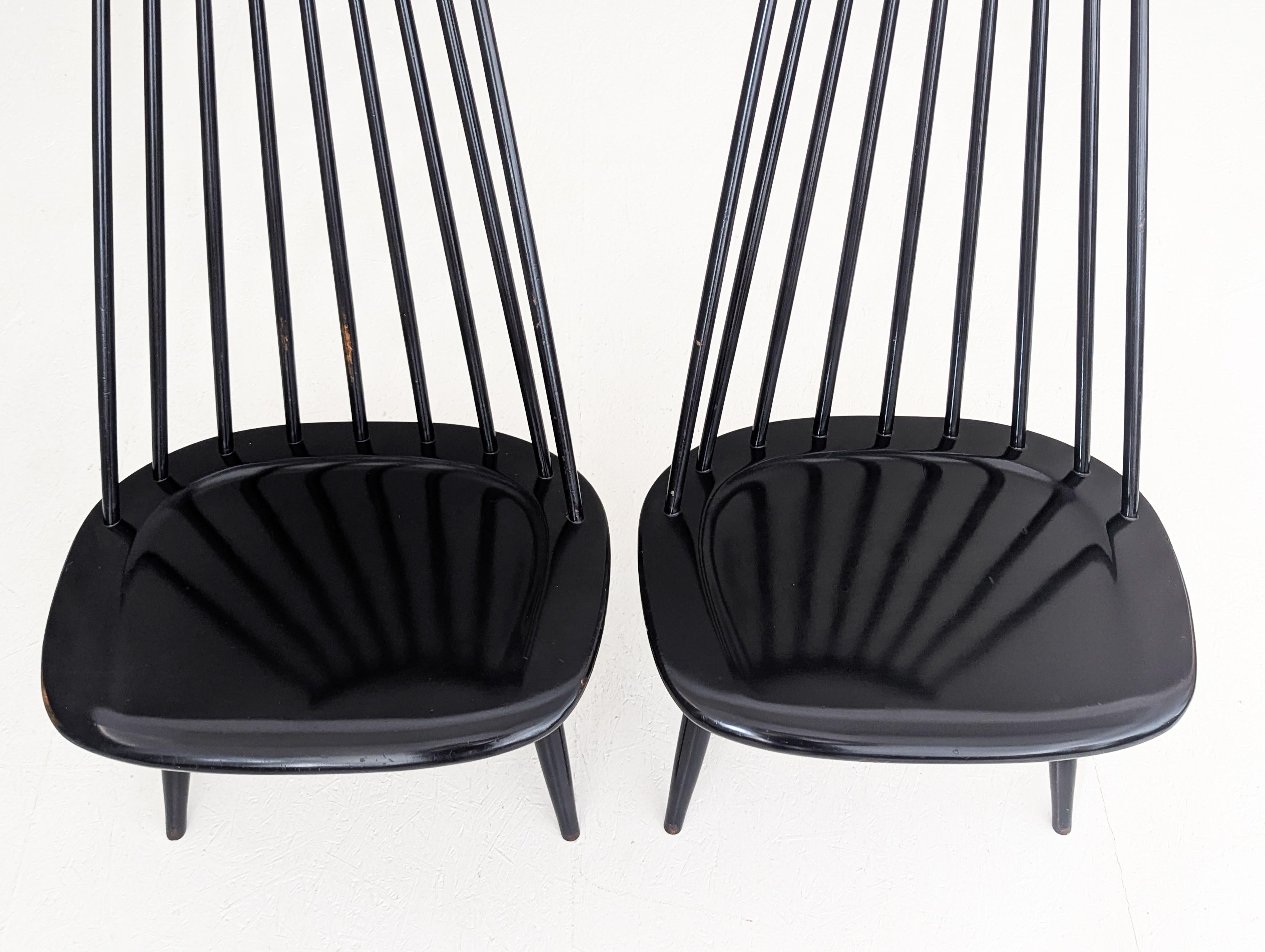 Frühe Mademoiselle Lounge Chairs von Ilmari Tapiovaara für Asko, Finnland, 1950er Jahre (Birke) im Angebot