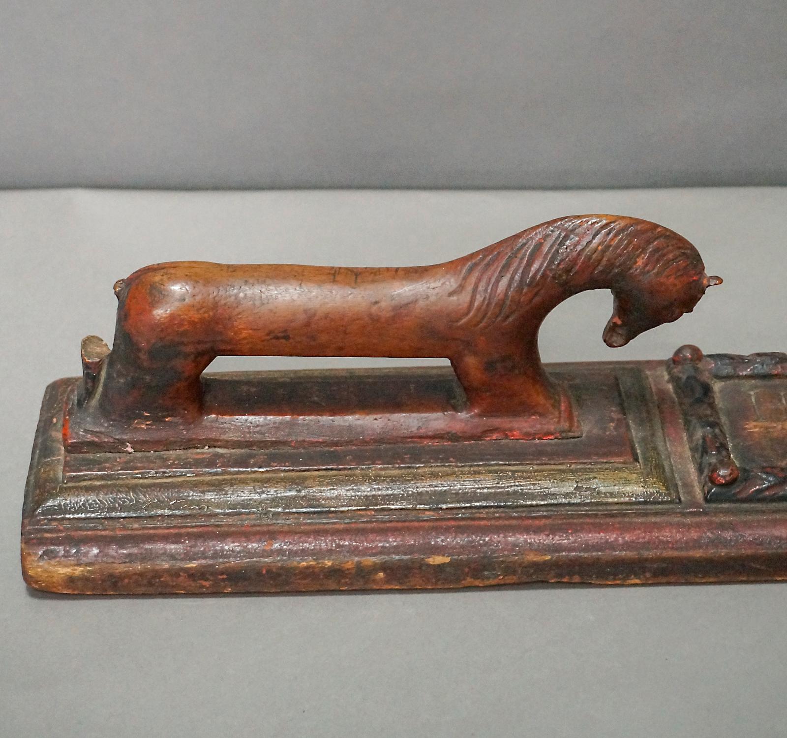 Baroque Early Mangle Board with Bold Carving