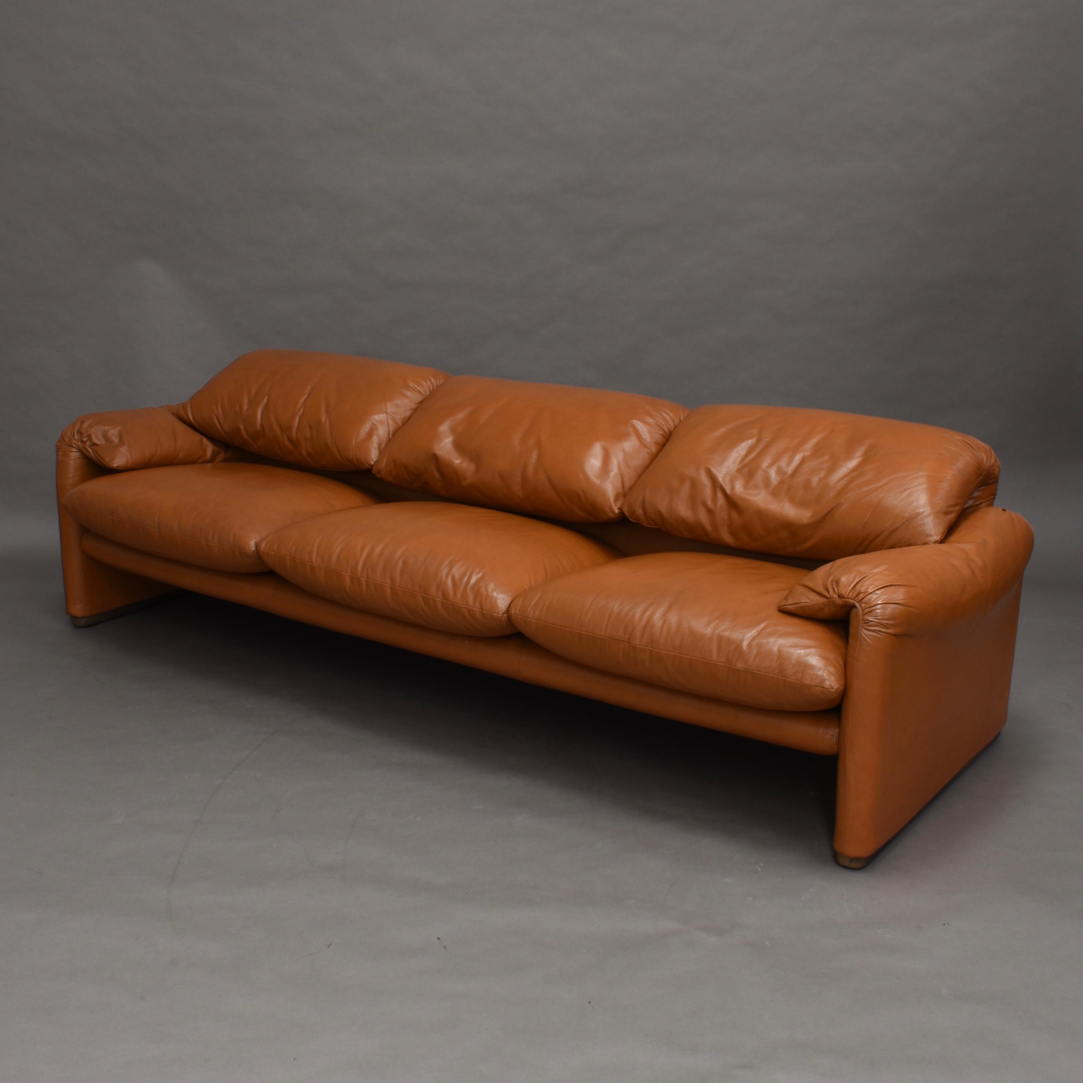 maralunga leather sofa